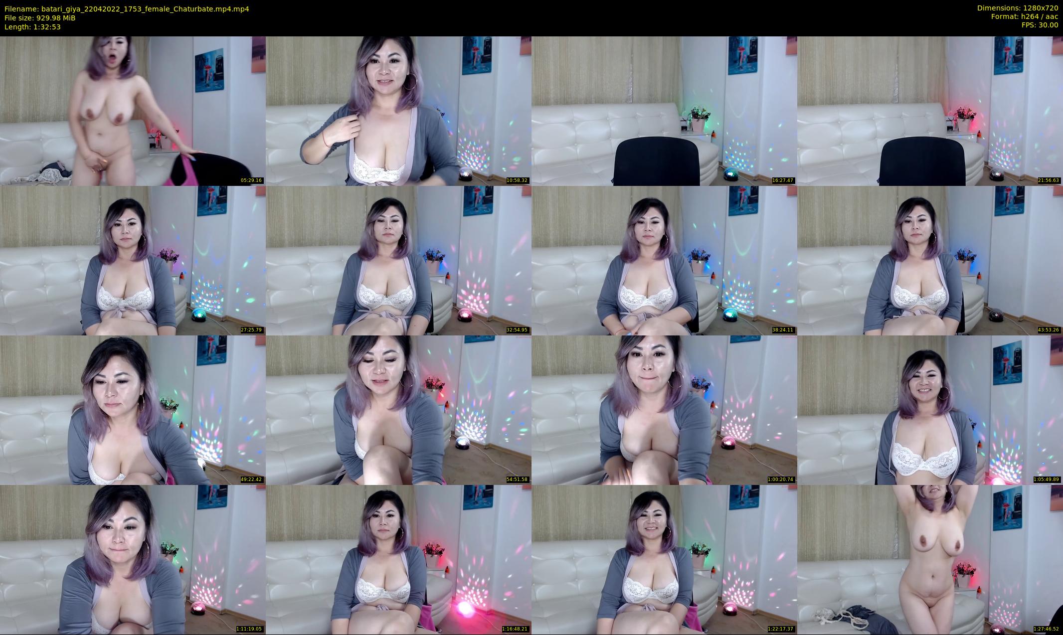 batari_giya — 93 minute Chaturbate female cam show recording, 720p, Apr 22, 2022