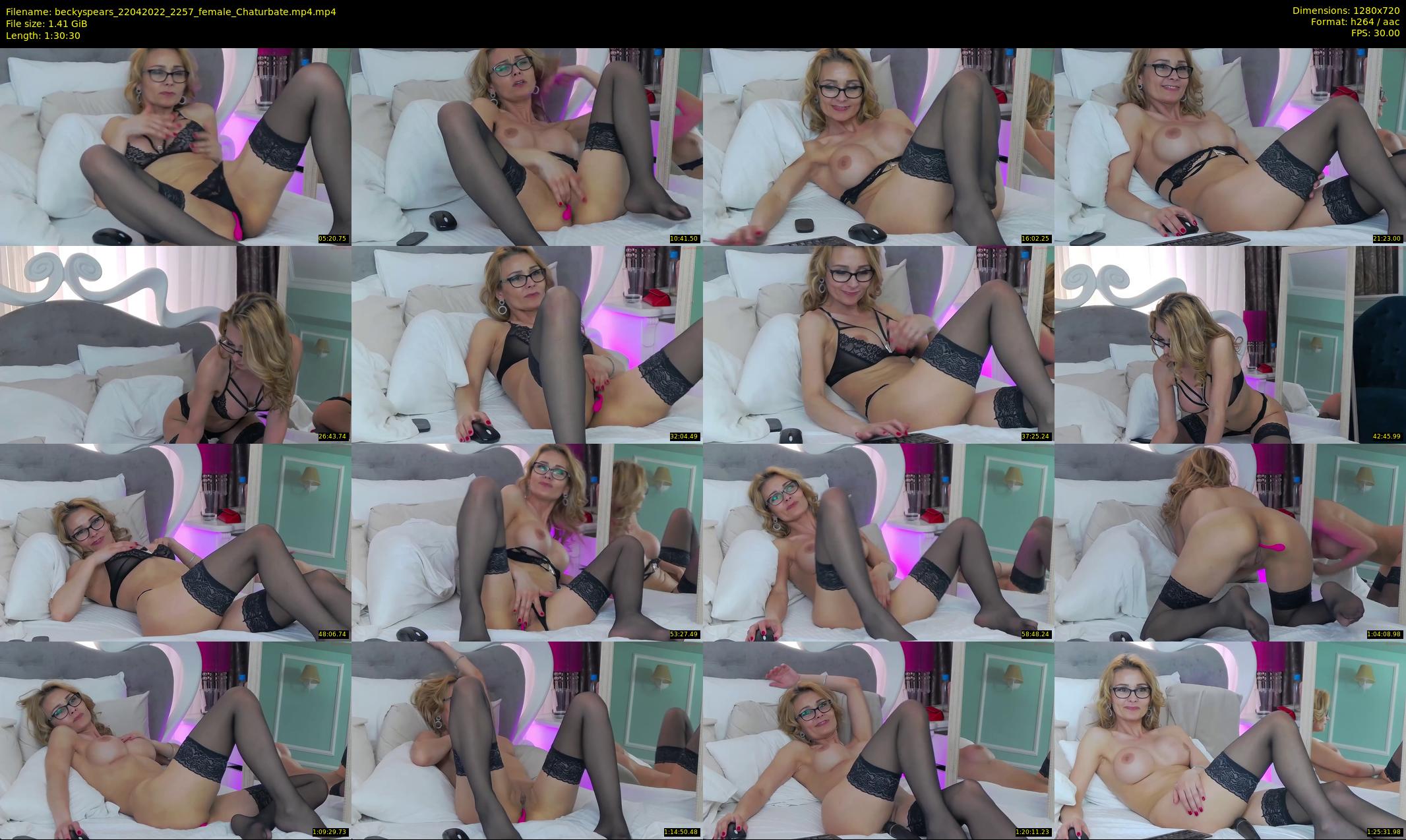 beckyspears — 91 minute Chaturbate female cam show recording, 720p, Apr 22, 2022