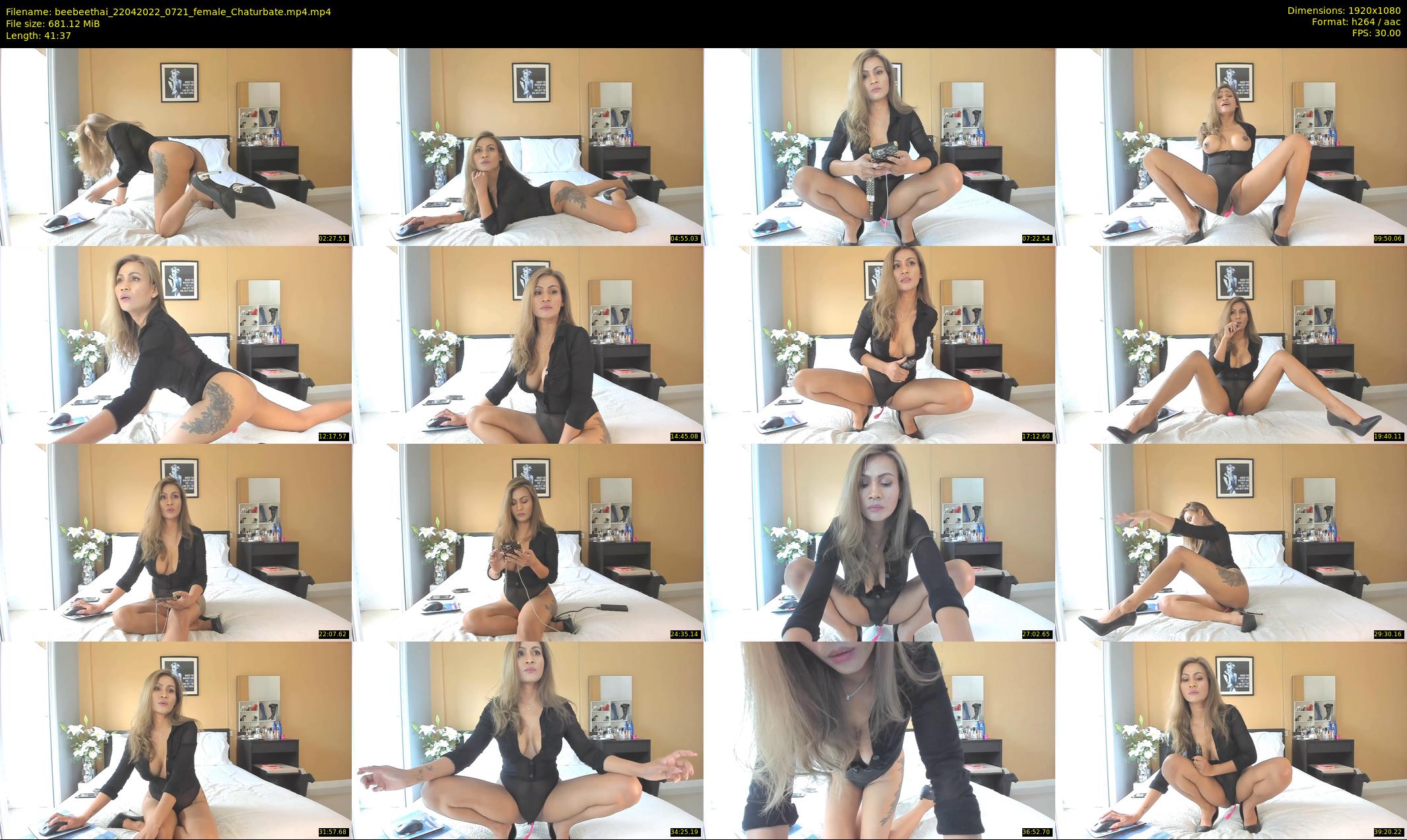 beebeethai — 42 minute Chaturbate female cam show recording, 1080p, Apr 22, 2022