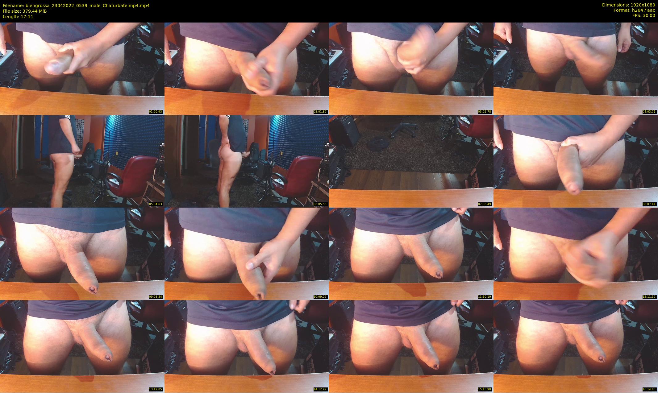 biengrossa — 18 minute Chaturbate male cam show recording, 1080p, Apr 23, 2022