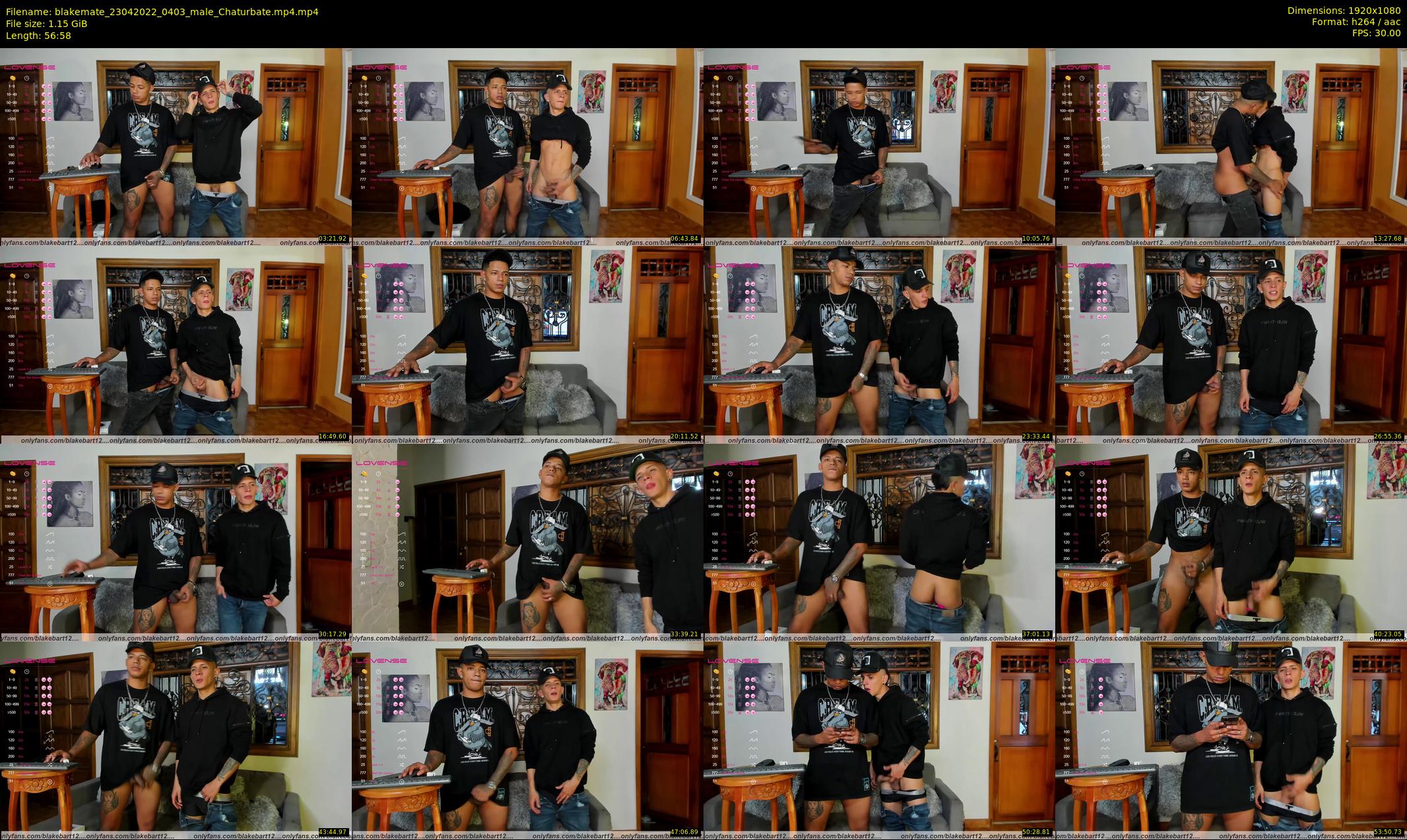 blakemate — 57 minute Chaturbate male cam show recording, 1080p, Apr 23, 2022
