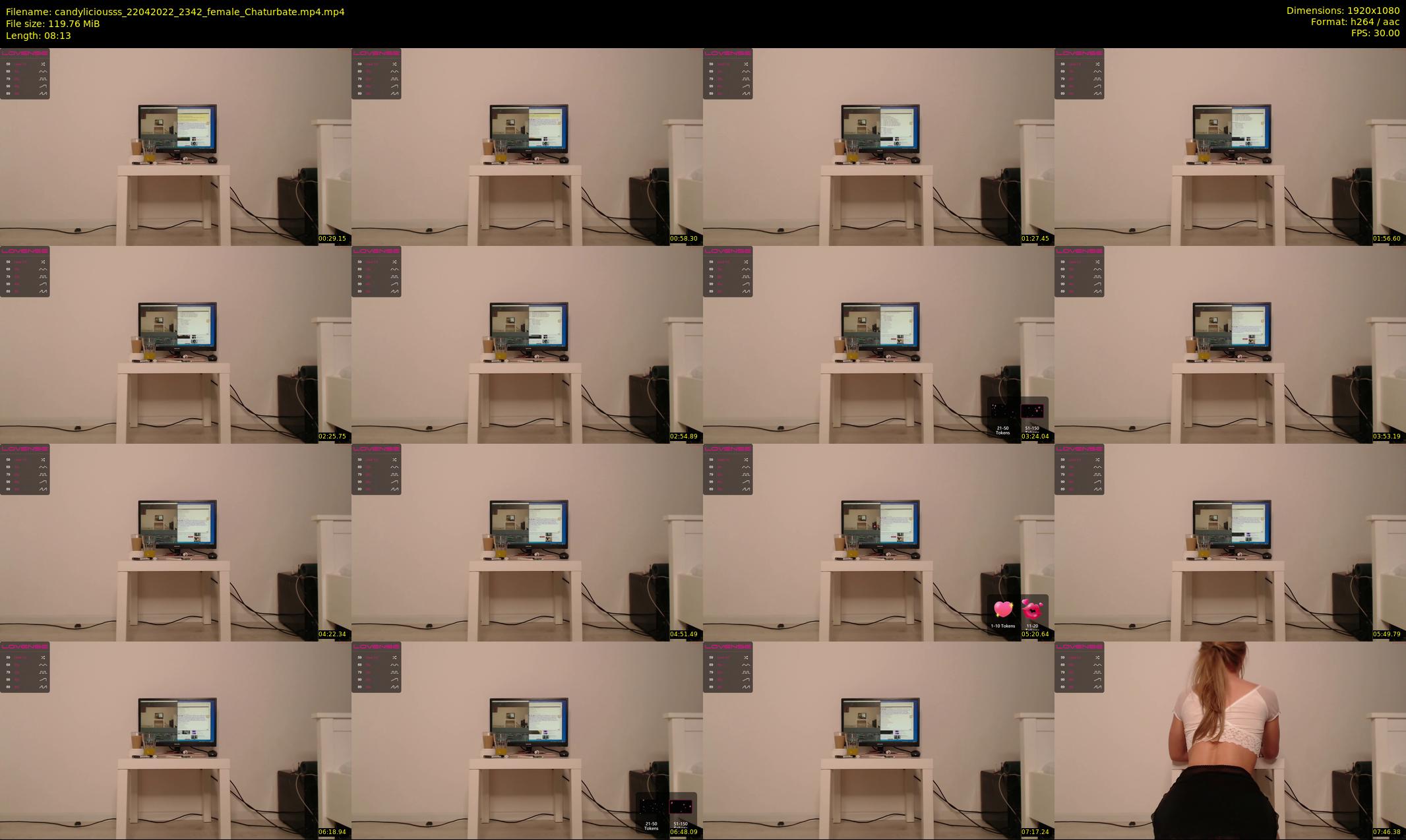 candyliciousss — 9 minute Chaturbate female cam show recording, 1080p, Apr 22, 2022