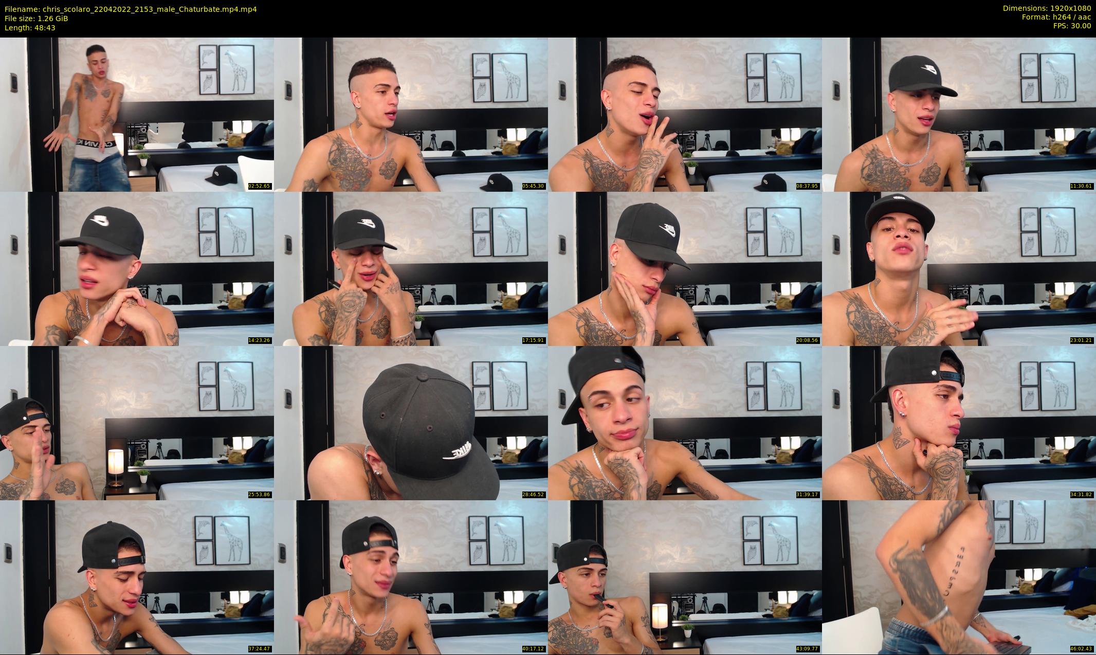 chris_scolaro — 49 minute Chaturbate male cam show recording, 1080p, Apr 22, 2022