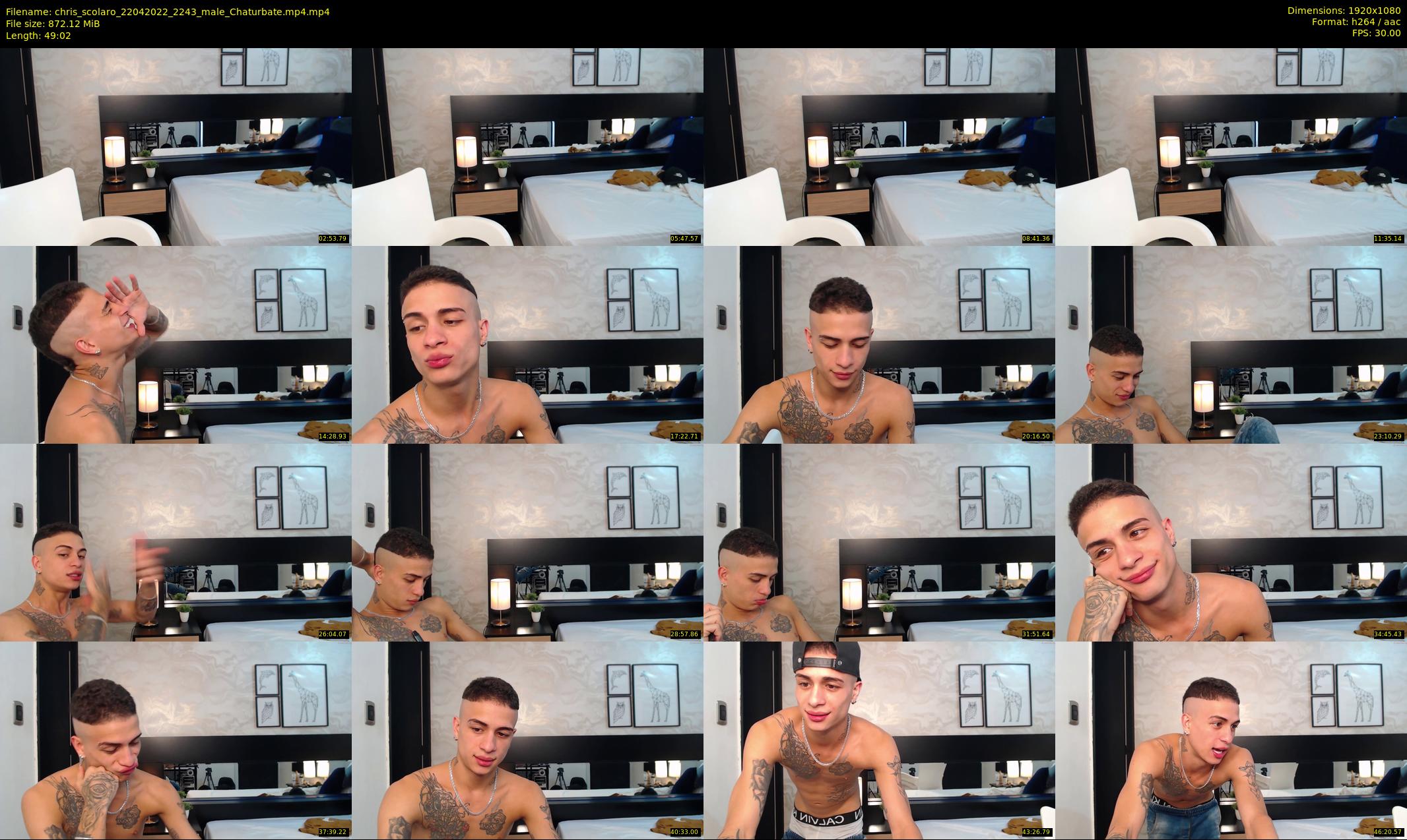 chris_scolaro — 50 minute Chaturbate male cam show recording, 1080p, Apr 22, 2022