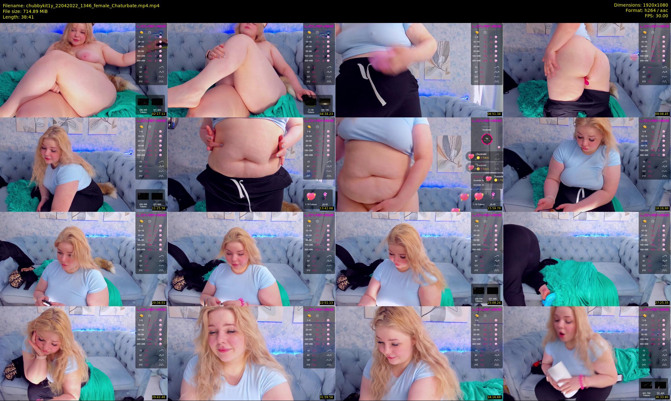 chubbykit1y — 39 minute Chaturbate female cam show recording, 1080p, Apr 22, 2022