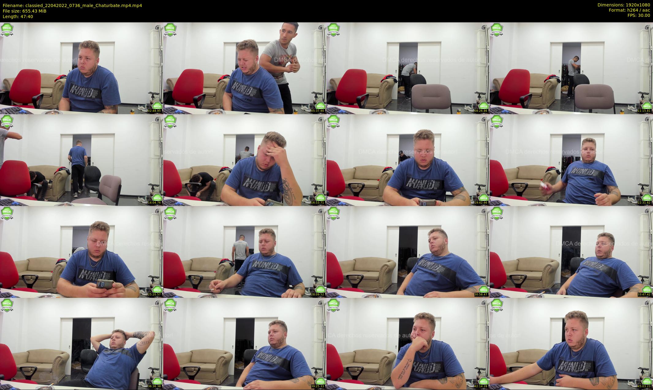 classied — 48 minute Chaturbate male cam show recording, 1080p, Apr 22, 2022