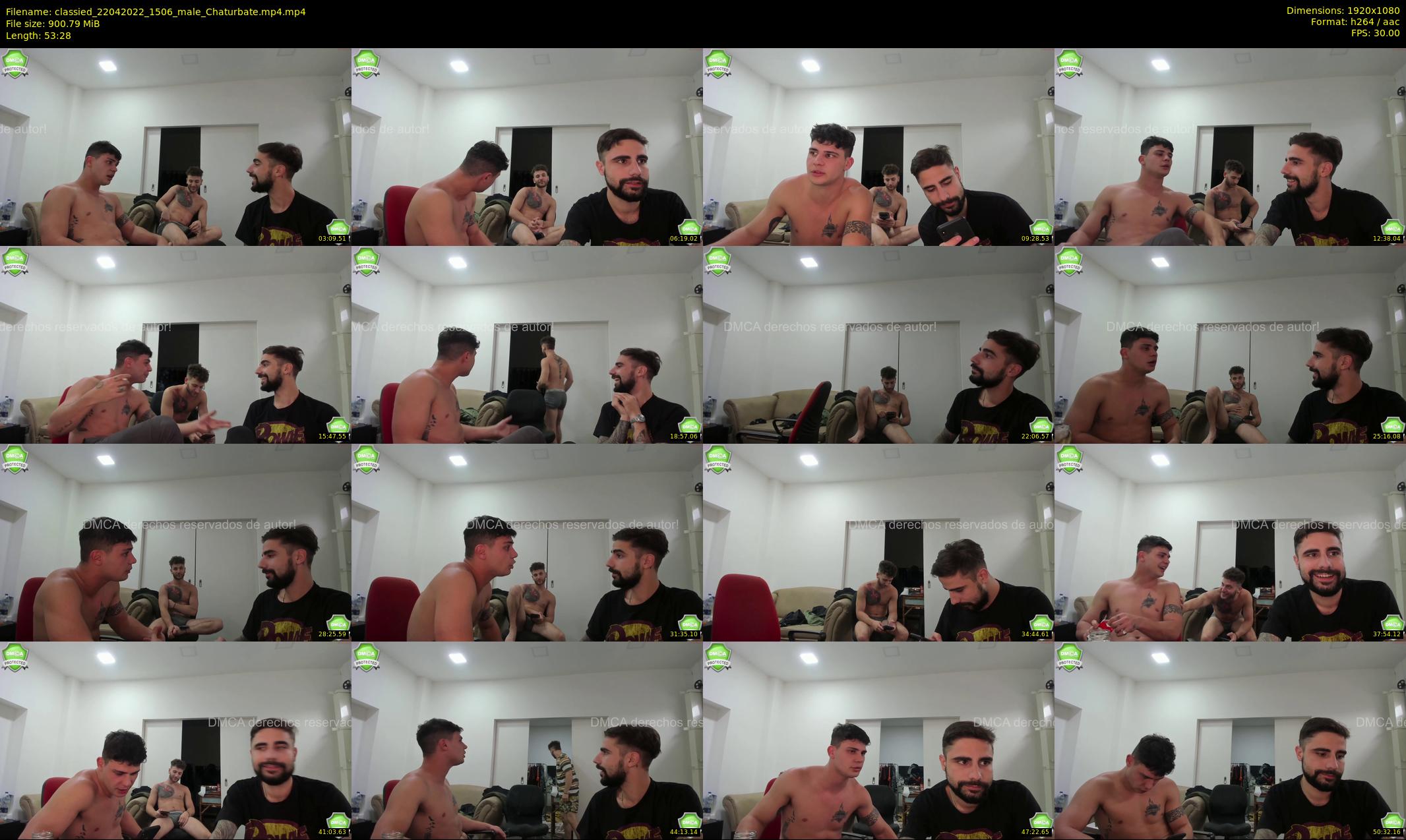 classied — 54 minute Chaturbate male cam show recording, 1080p, Apr 22, 2022