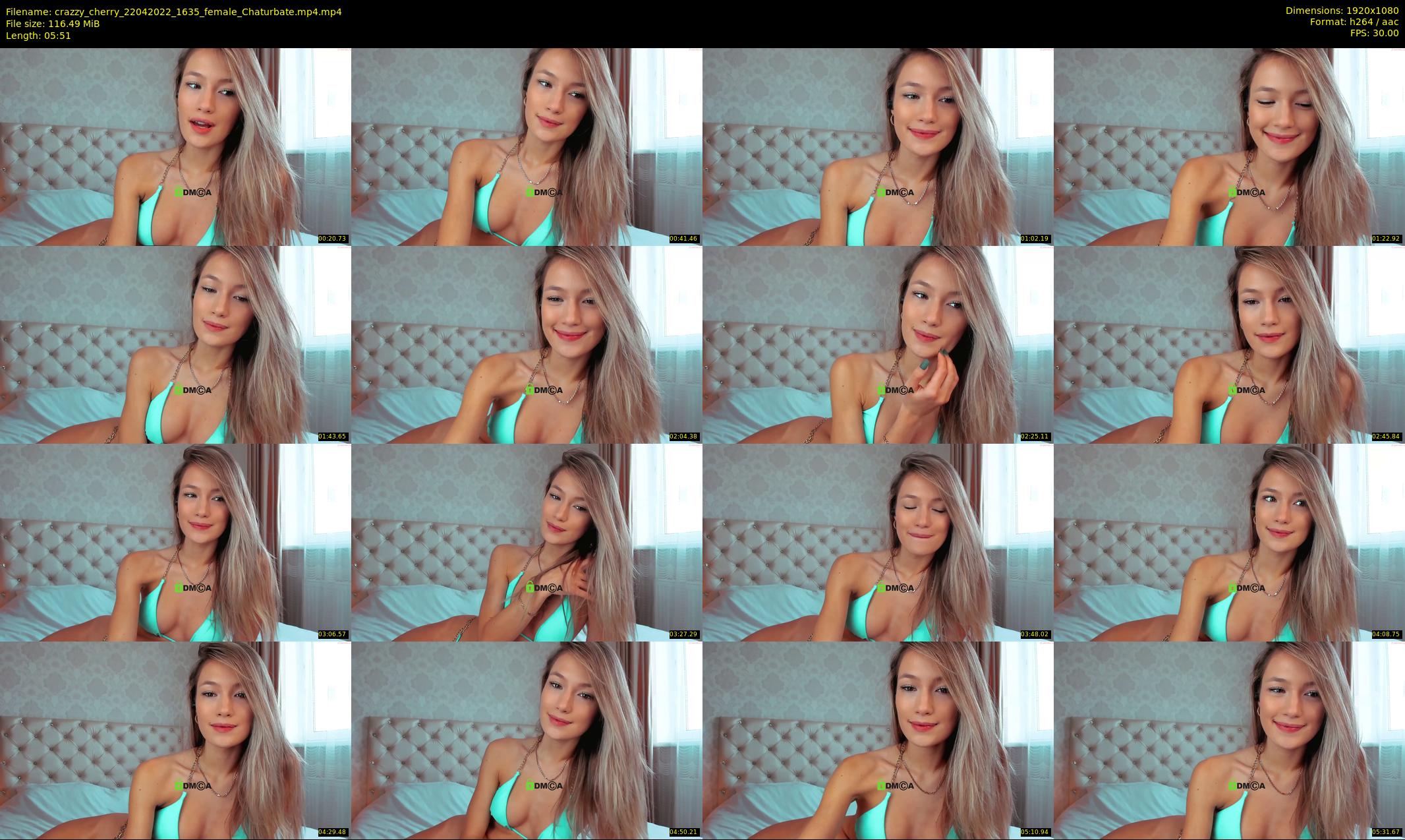 crazzy_cherry — 6 minute Chaturbate female cam show recording, 1080p, Apr 22, 2022