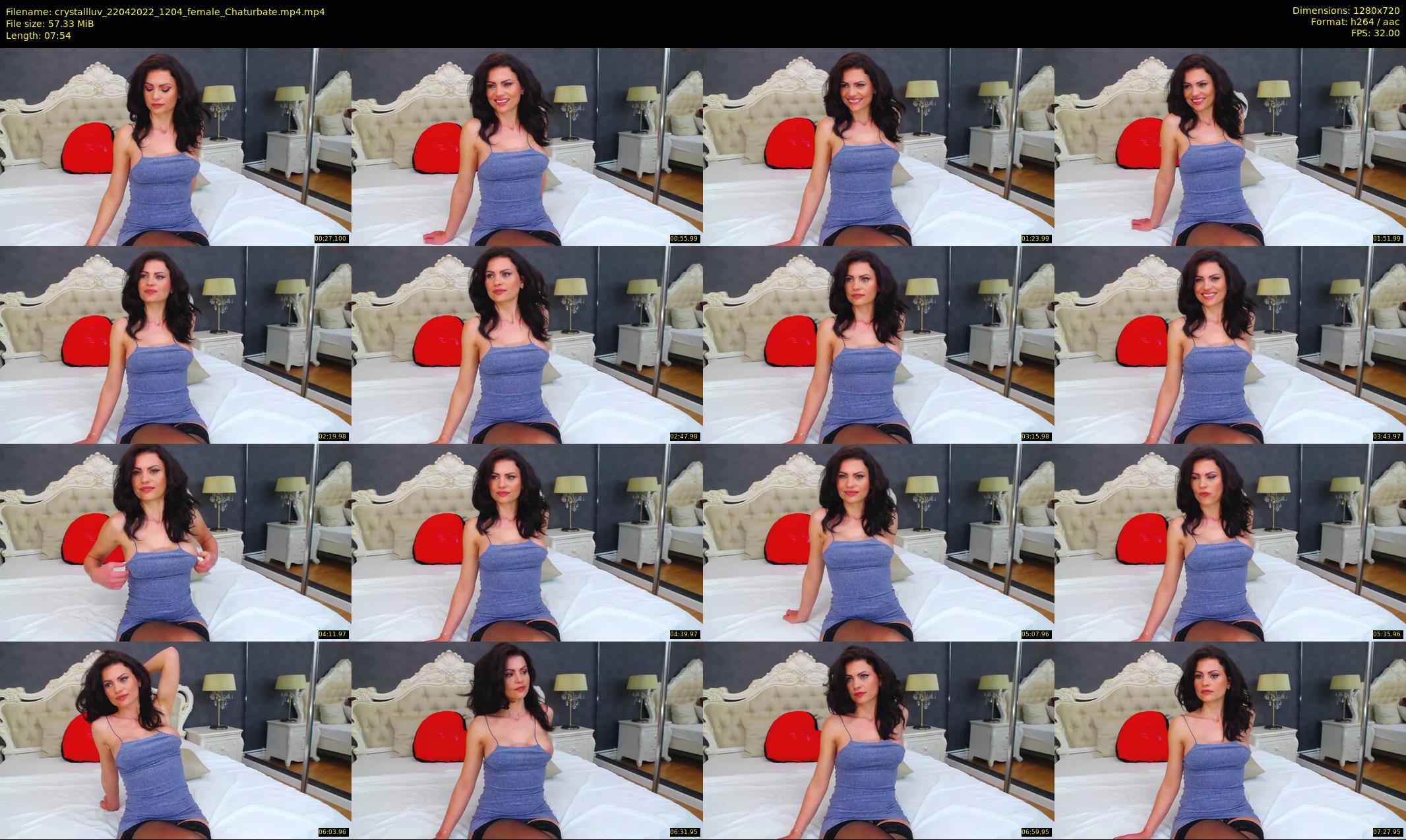 crystallluv — 8 minute Chaturbate female cam show recording, 720p, Apr 22, 2022