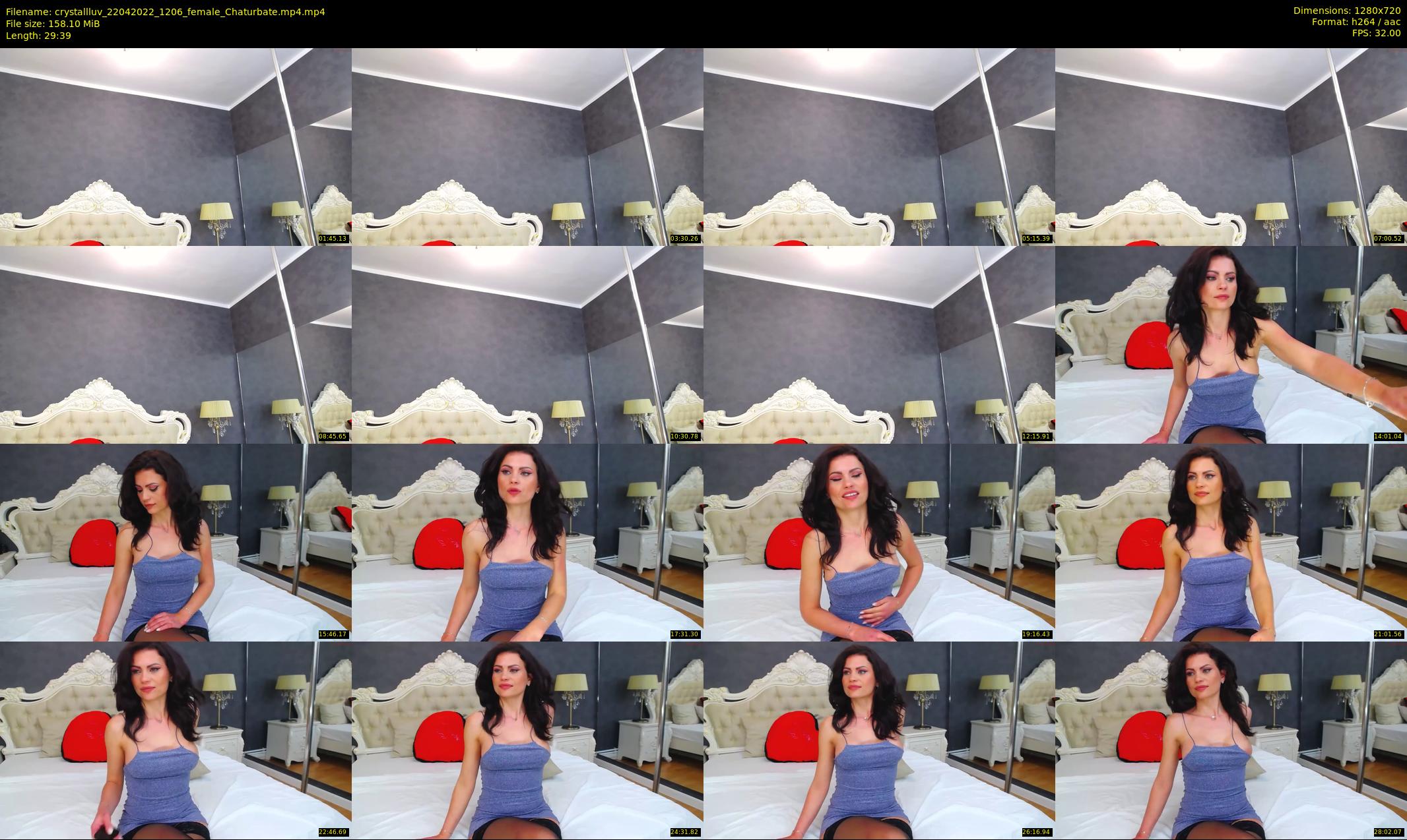 crystallluv — 30 minute Chaturbate female cam show recording, 720p, Apr 22, 2022