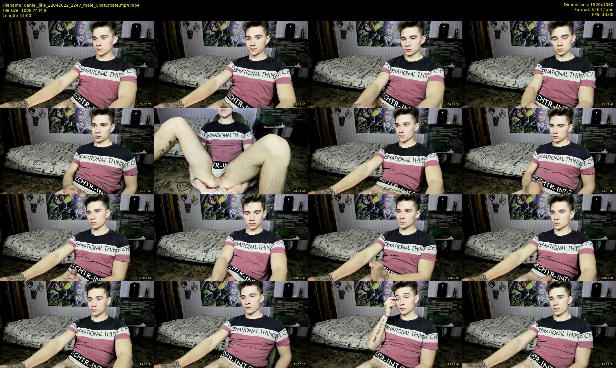 daniel_like — 51 minute Chaturbate male cam show recording, 1080p, Apr 22, 2022