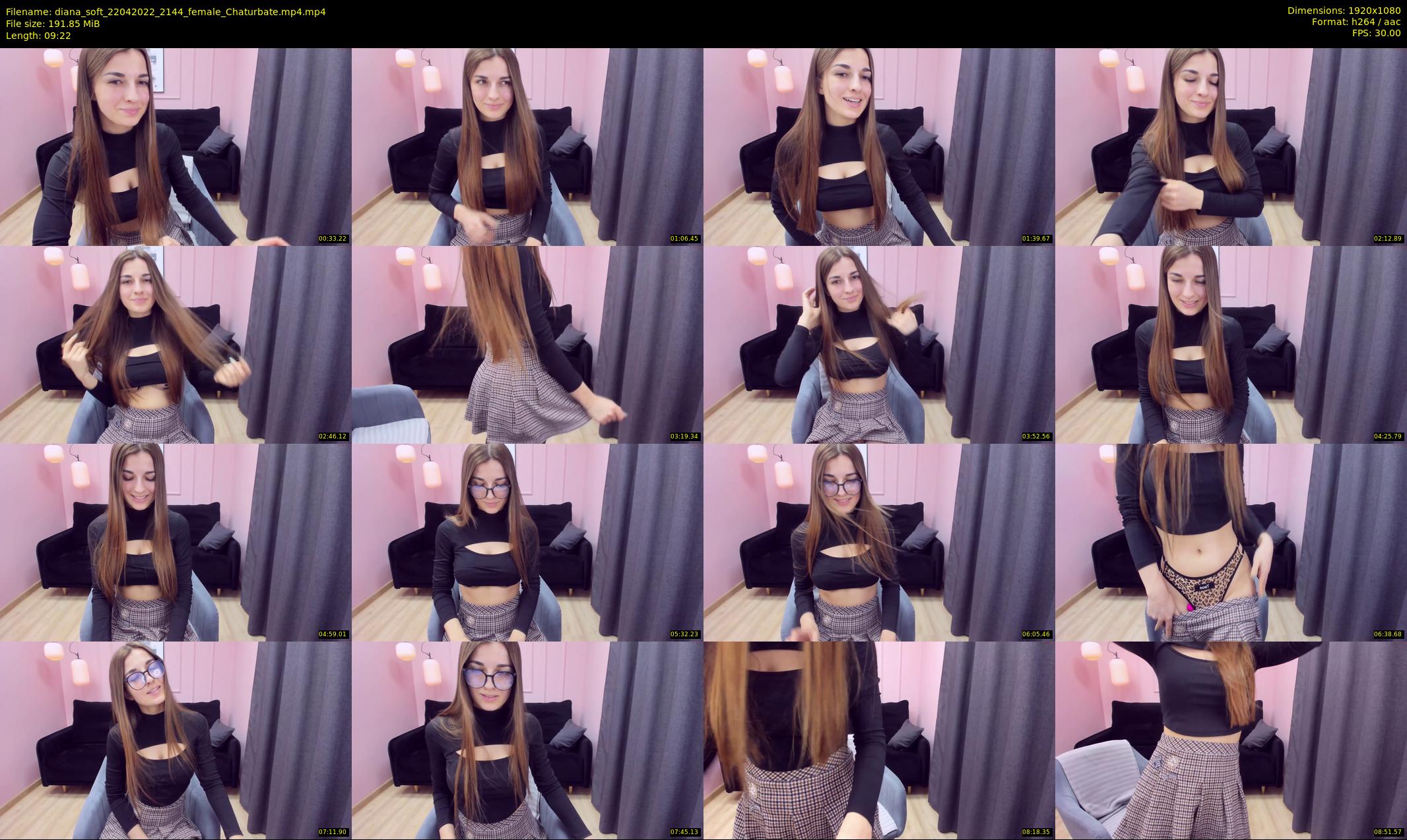 diana_soft — 10 minute Chaturbate female cam show recording, 1080p, Apr 22, 2022