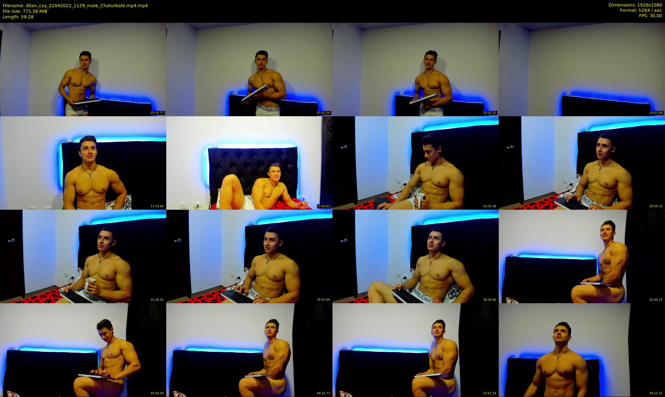 dilan_coy — 60 minute Chaturbate male cam show recording, 1080p, Apr 22, 2022