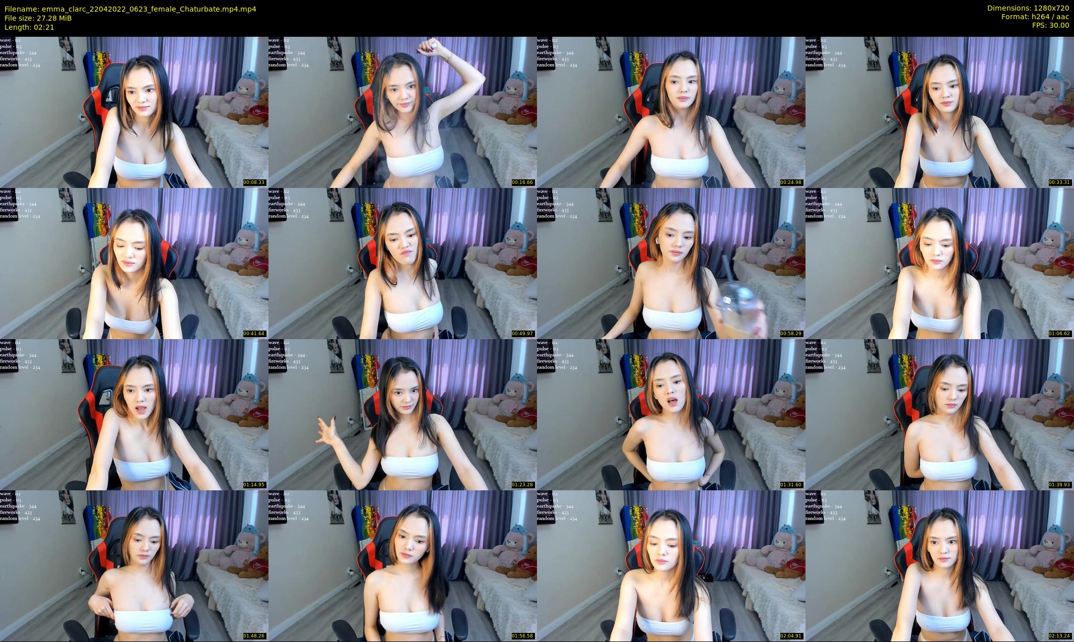 emma_clarc — 3 minute Chaturbate female cam show recording, 720p, Apr 22, 2022