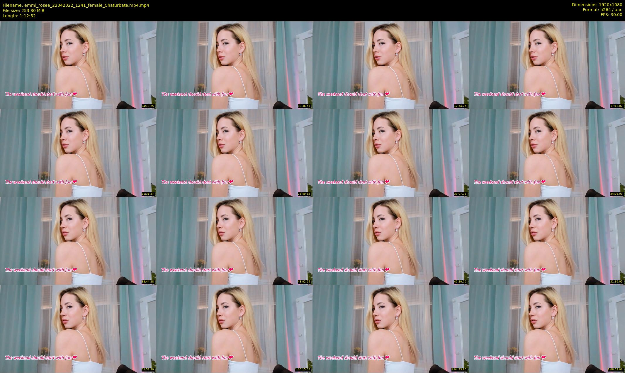 emmi_rosee — 73 minute Chaturbate female cam show recording, 1080p, Apr 22, 2022