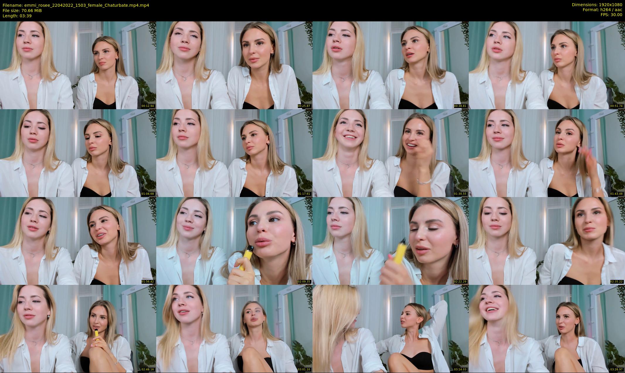 emmi_rosee — 4 minute Chaturbate female cam show recording, 1080p, Apr 22, 2022