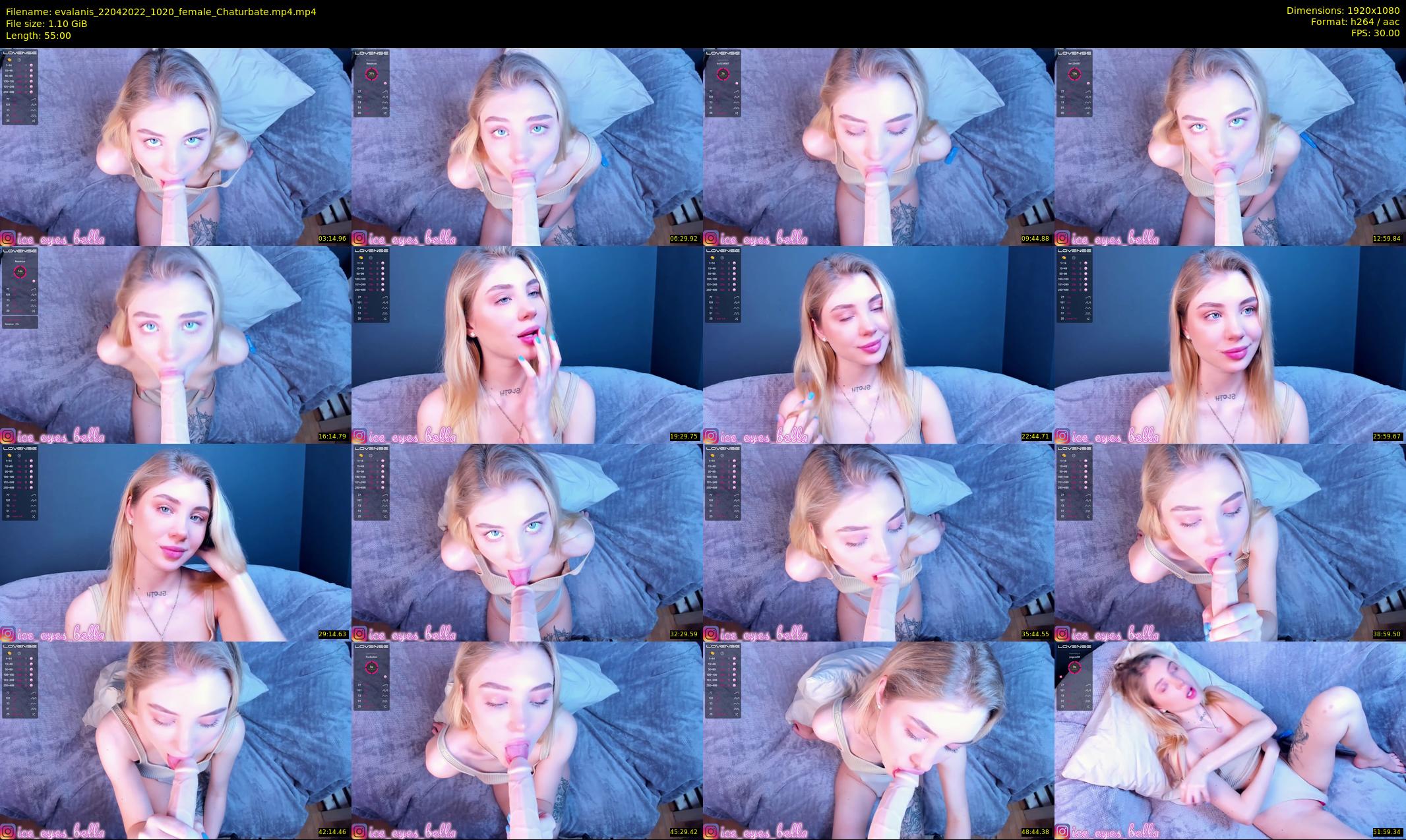 evalanis — 55 minute Chaturbate couple cam show recording, 1080p, Apr 22, 2022