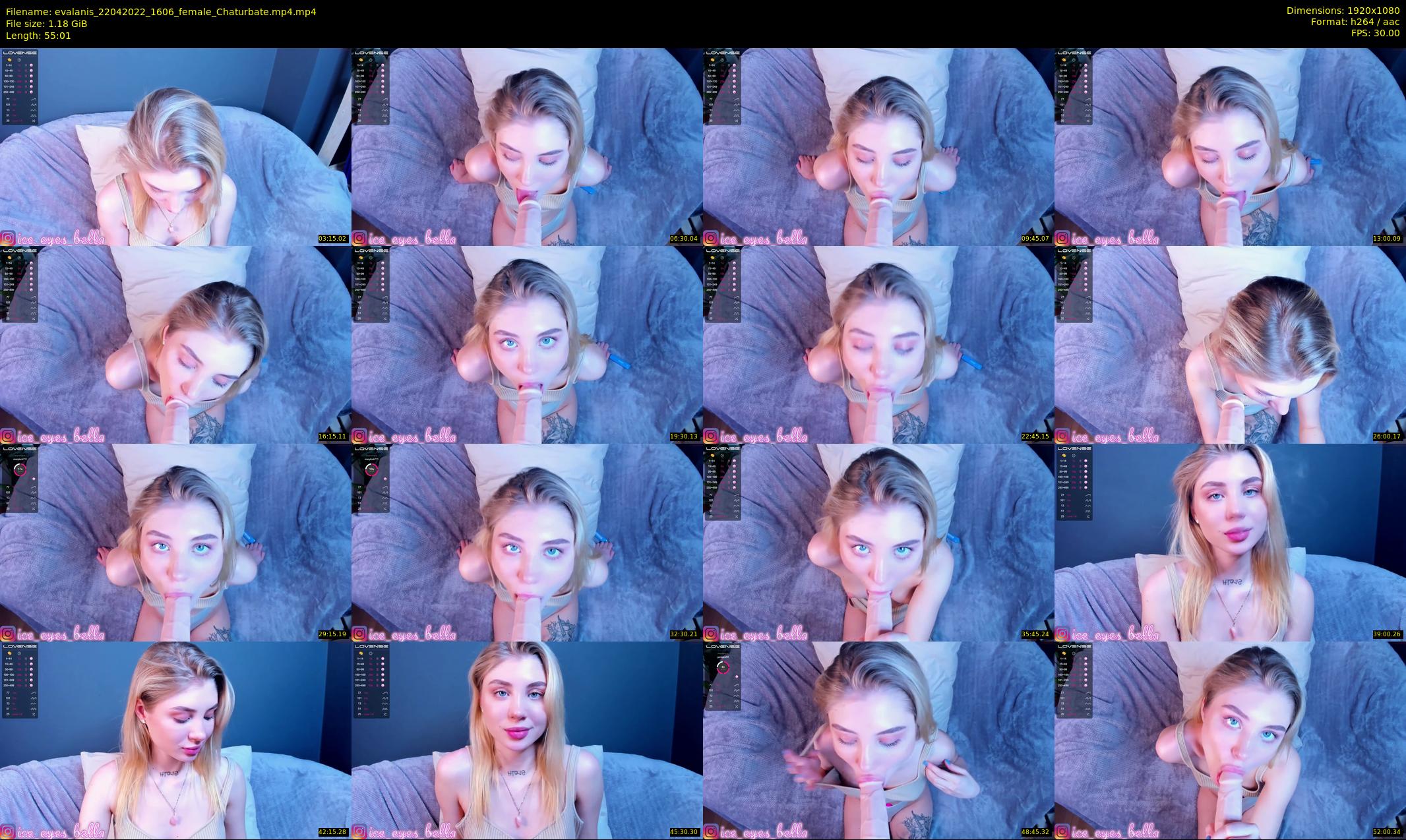 evalanis — 56 minute Chaturbate couple cam show recording, 1080p, Apr 22, 2022