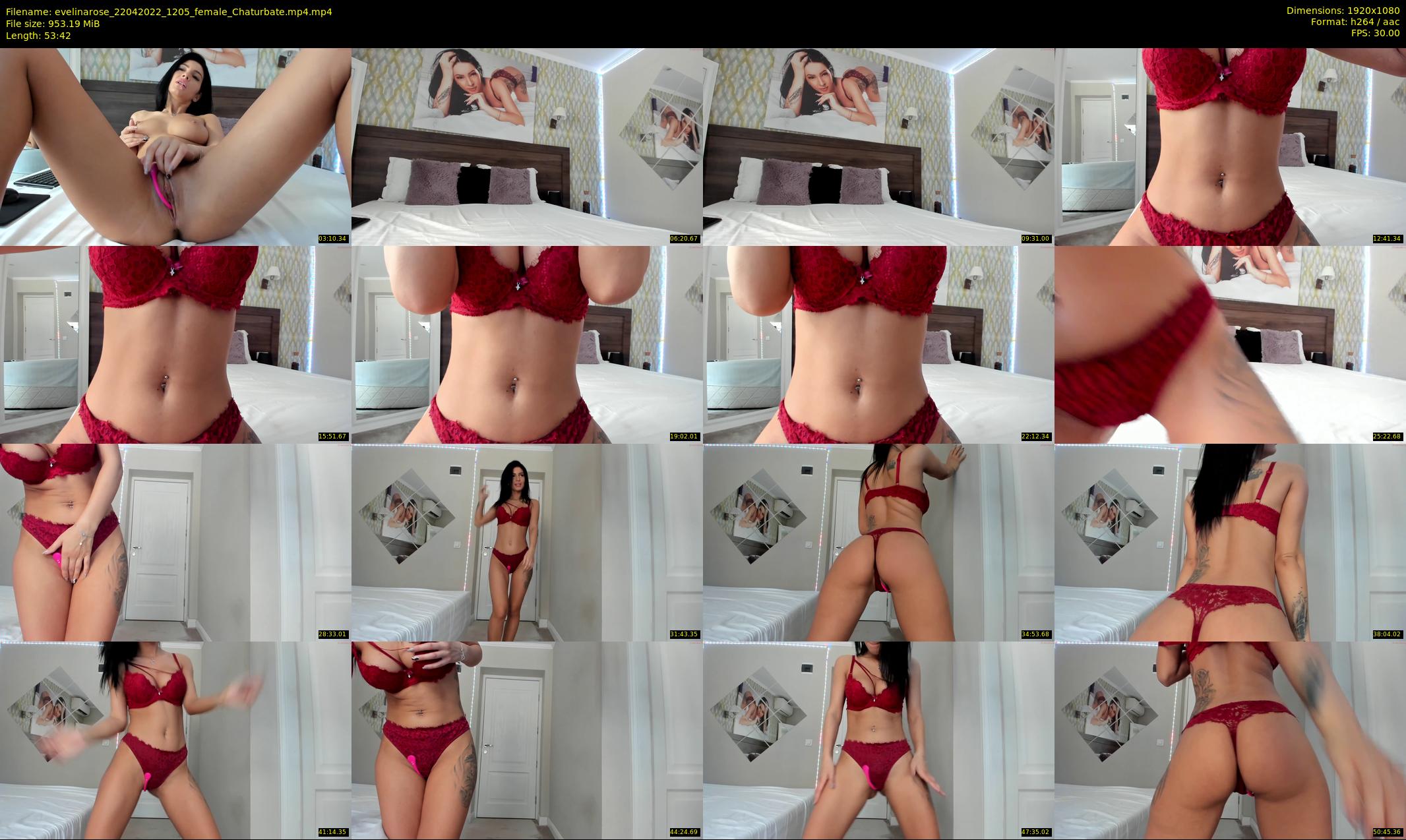 evelinarose — 54 minute Chaturbate female cam show recording, 1080p, Apr 22, 2022