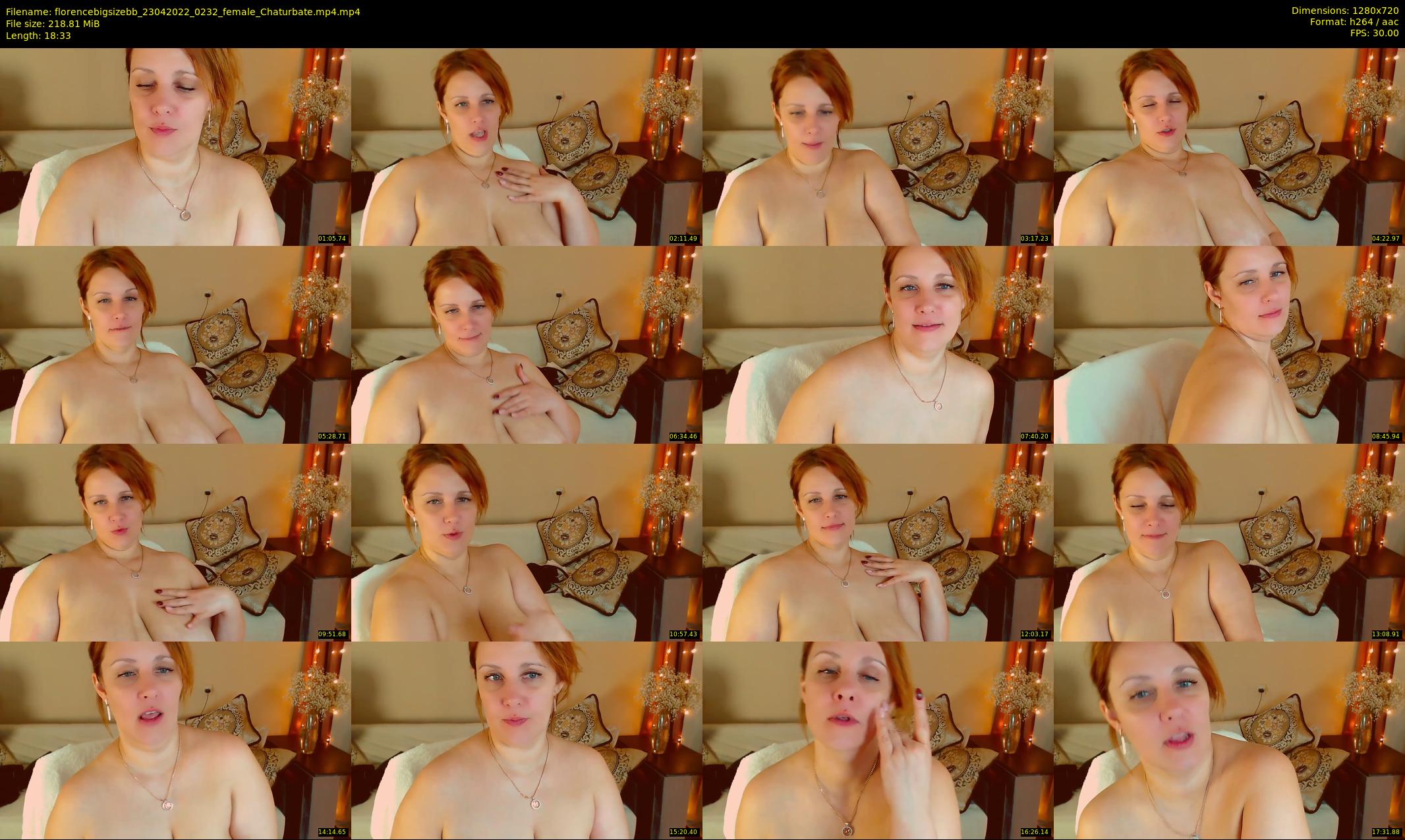 florencebigsizebb — 19 minute Chaturbate female cam show recording, 720p, Apr 23, 2022