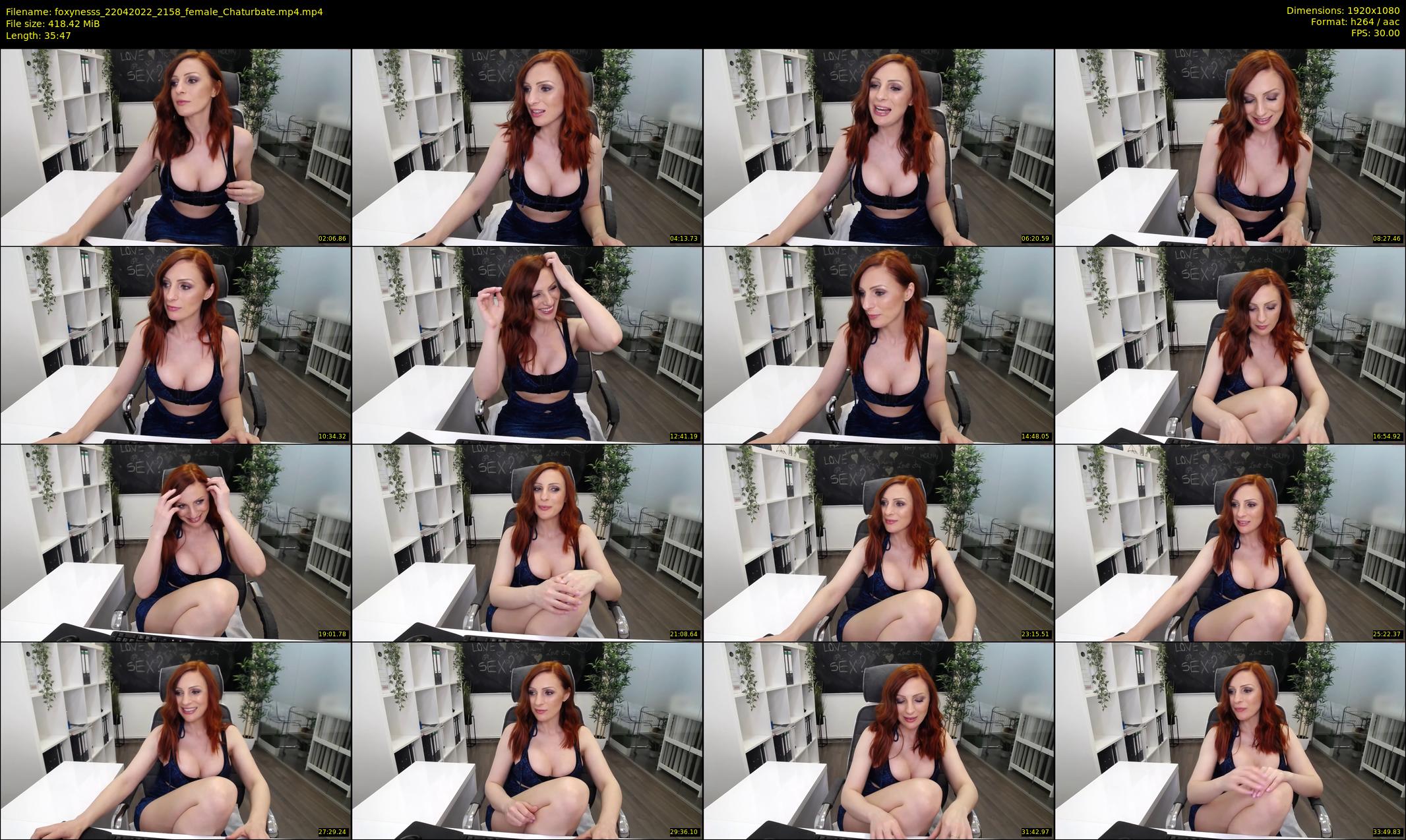 foxynesss — 36 minute Chaturbate female cam show recording, 1080p, Apr 22, 2022