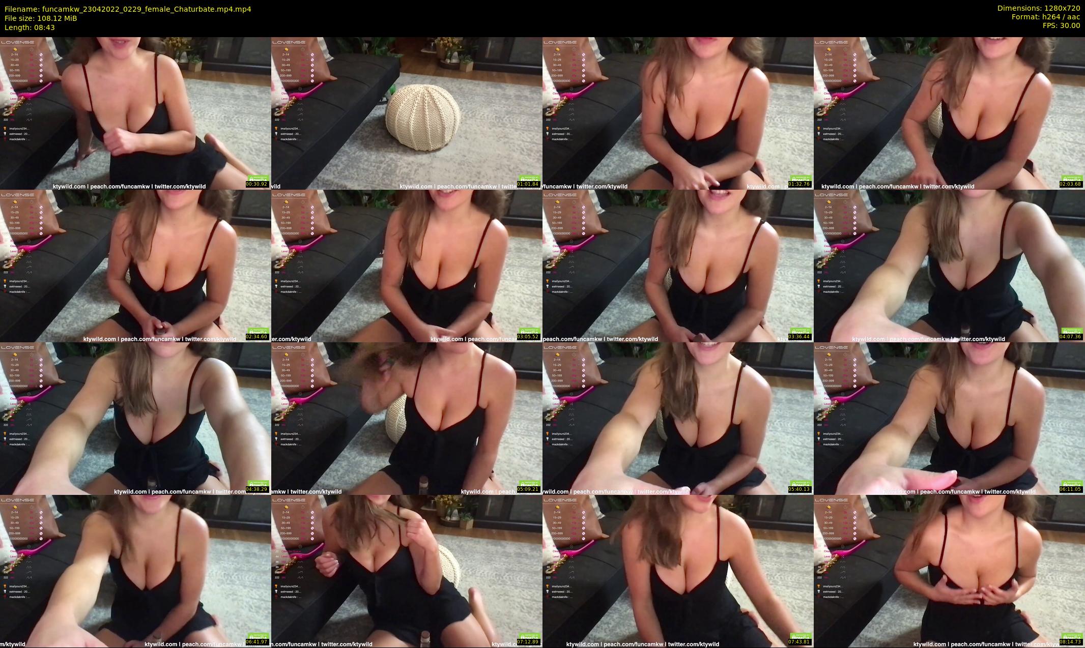 funcamkw — 9 minute Chaturbate female cam show recording, 720p, Apr 23, 2022