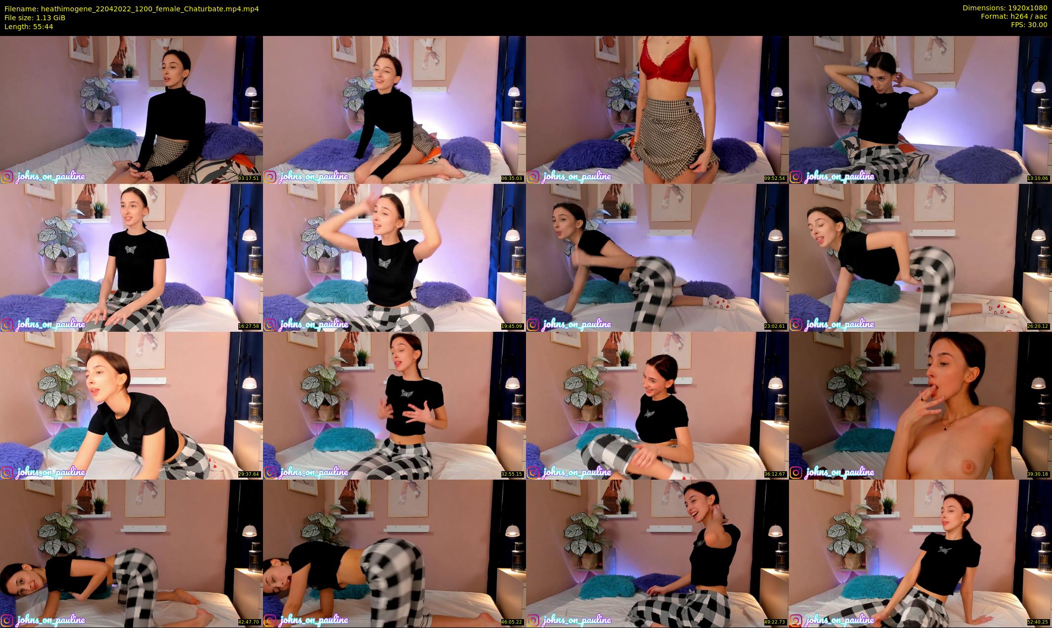 heathimogene — 56 minute Chaturbate female cam show recording, 1080p, Apr 22, 2022