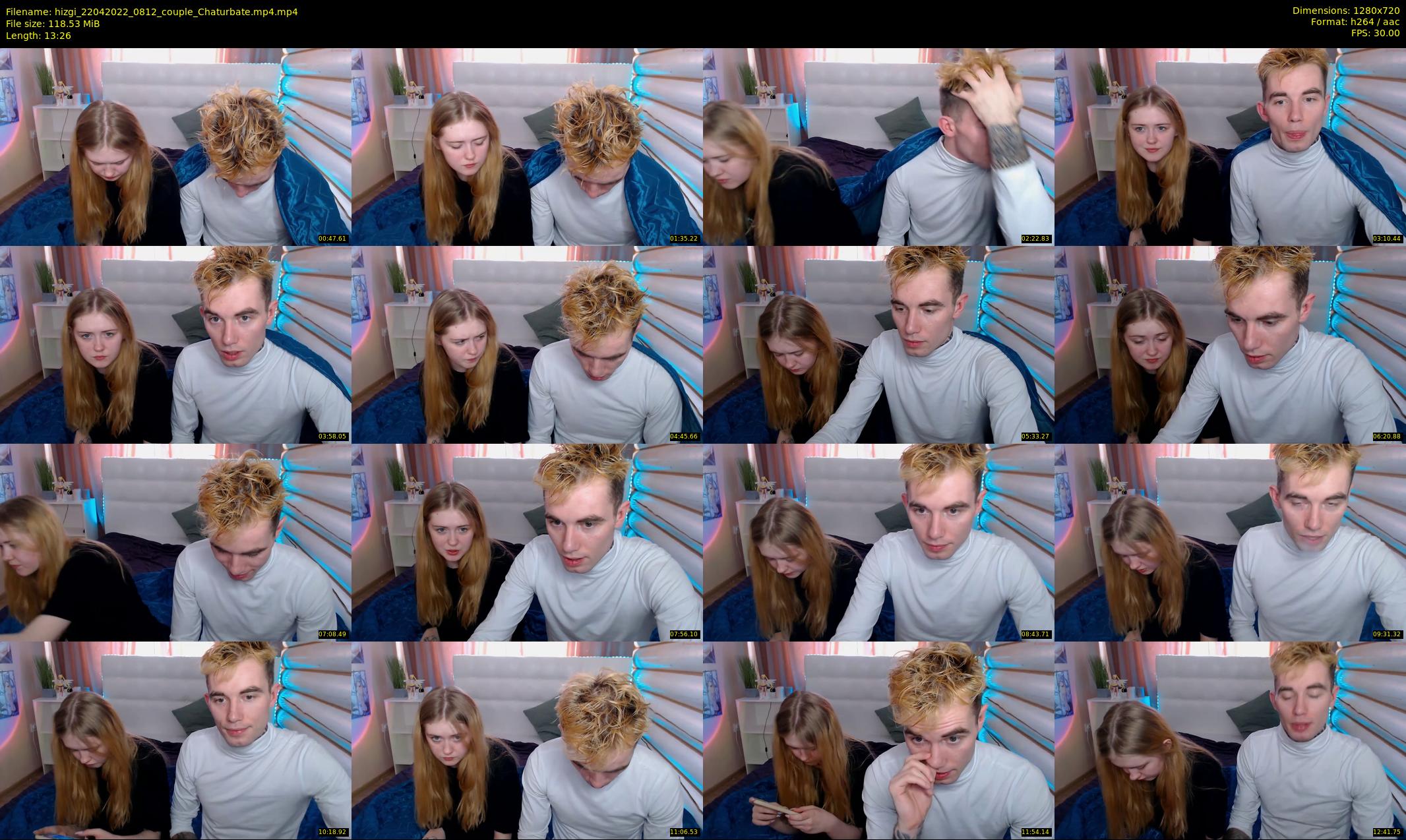 hizgi — 14 minute Chaturbate couple cam show recording, 720p, Apr 22, 2022