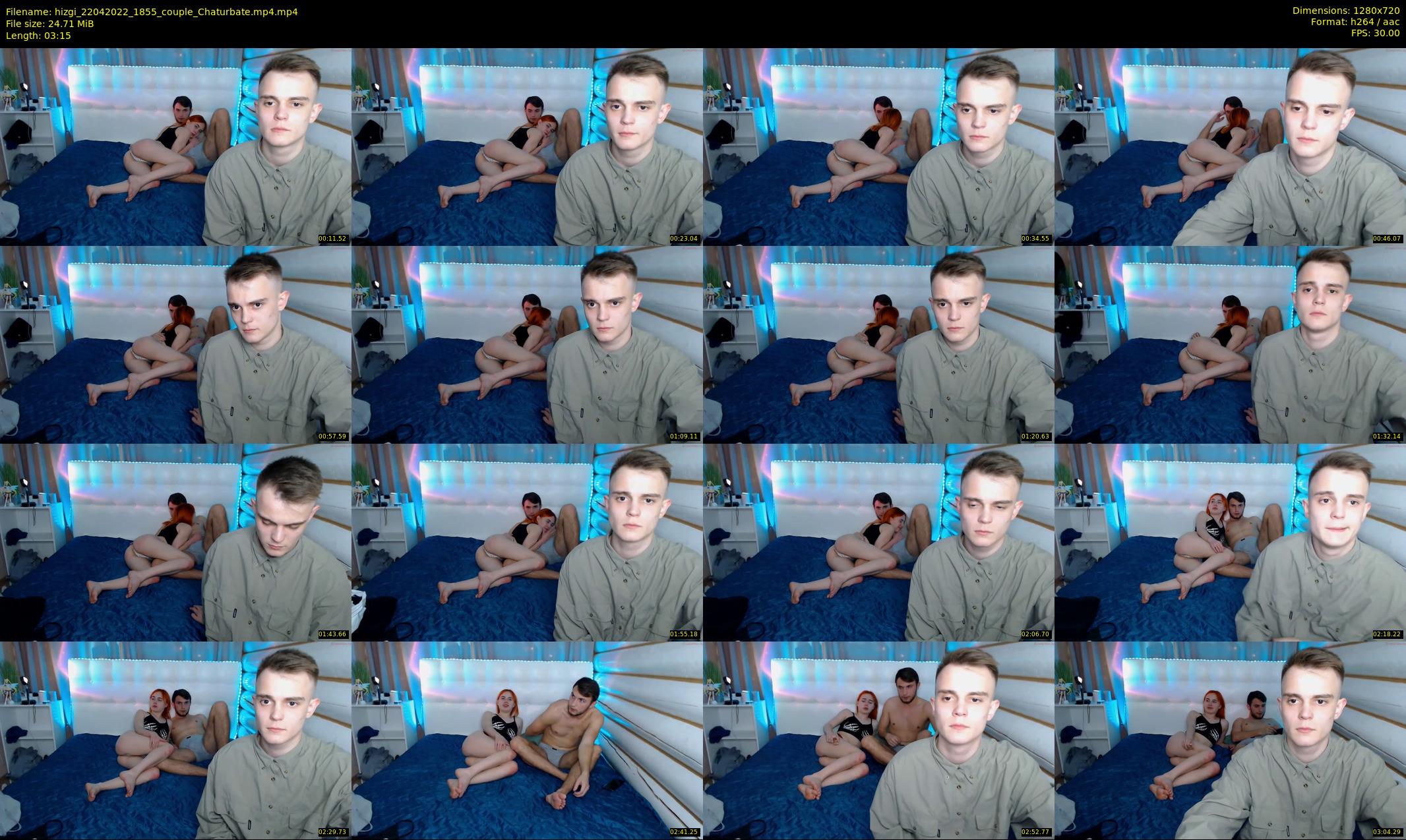 hizgi — 4 minute Chaturbate couple cam show recording, 720p, Apr 22, 2022