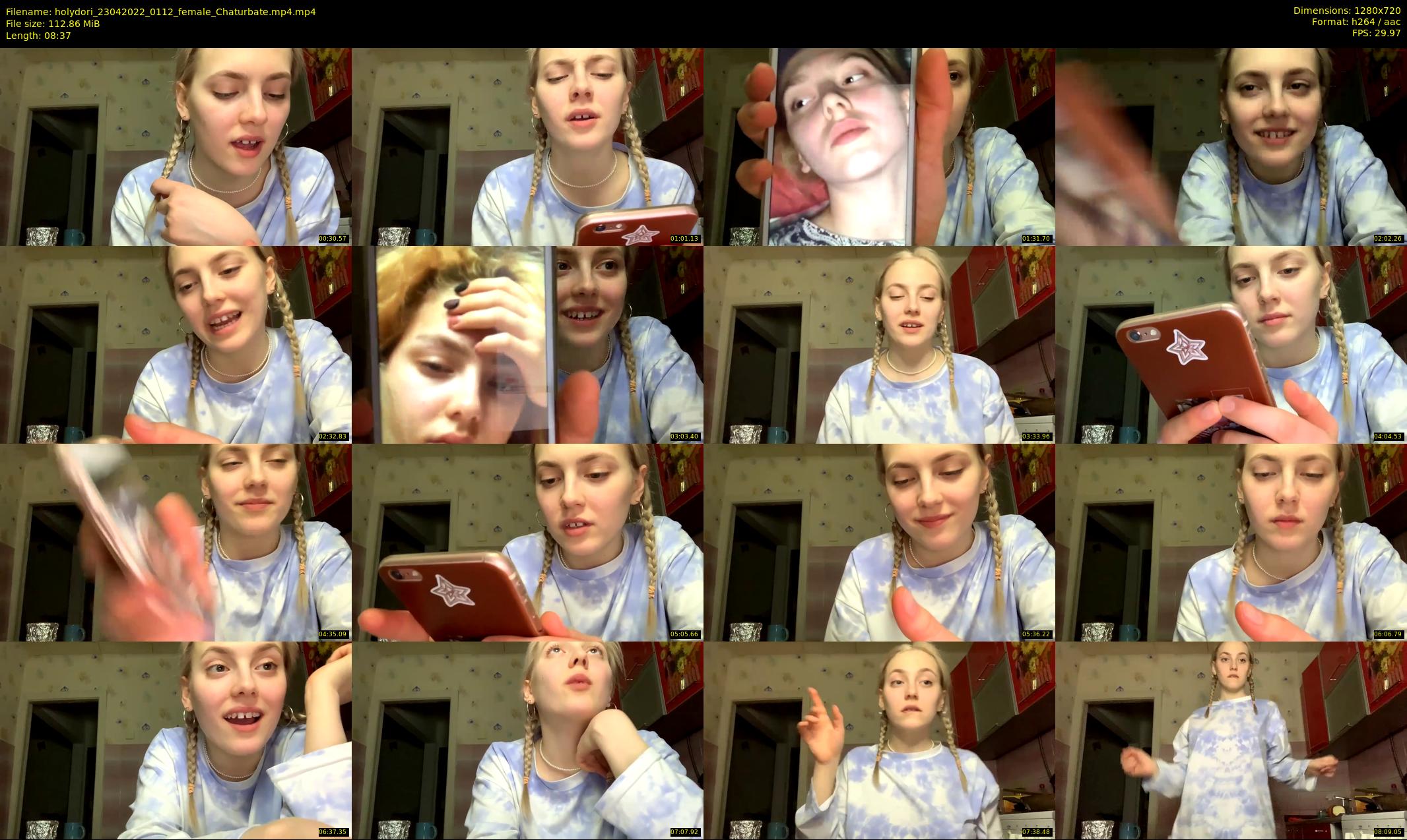 holydori — 9 minute Chaturbate female cam show recording, 720p, Apr 23, 2022