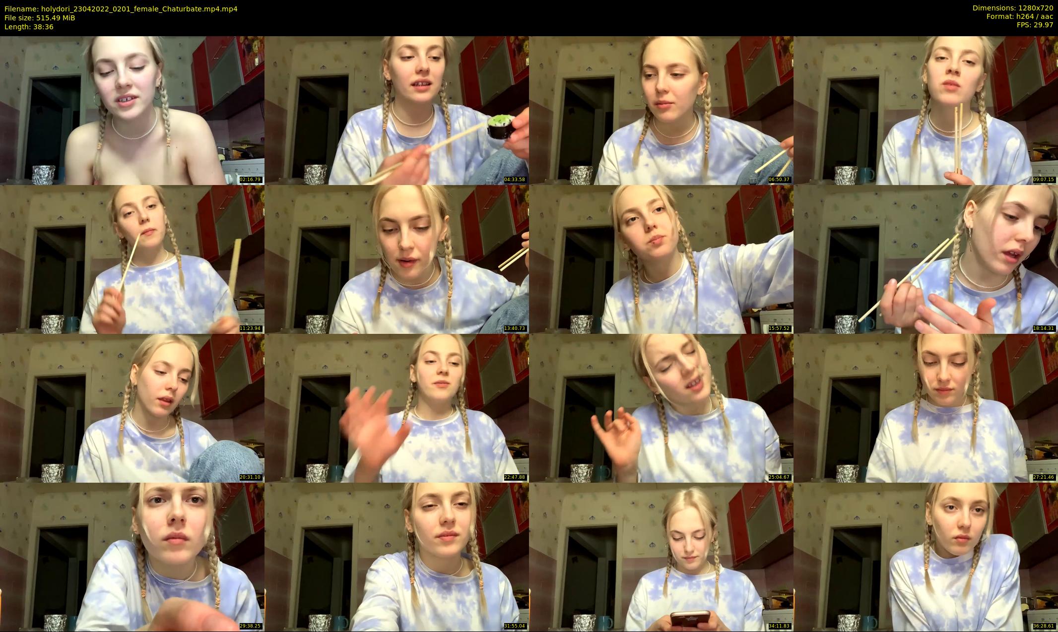 holydori — 39 minute Chaturbate female cam show recording, 720p, Apr 23, 2022