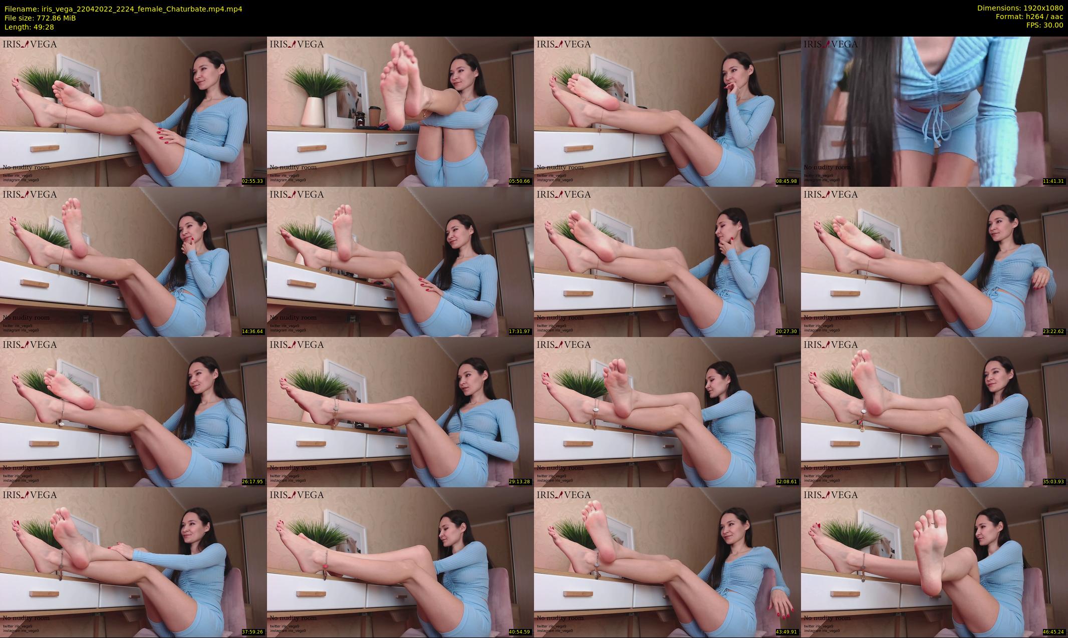 iris_vega — 50 minute Chaturbate female cam show recording, 1080p, Apr 22, 2022
