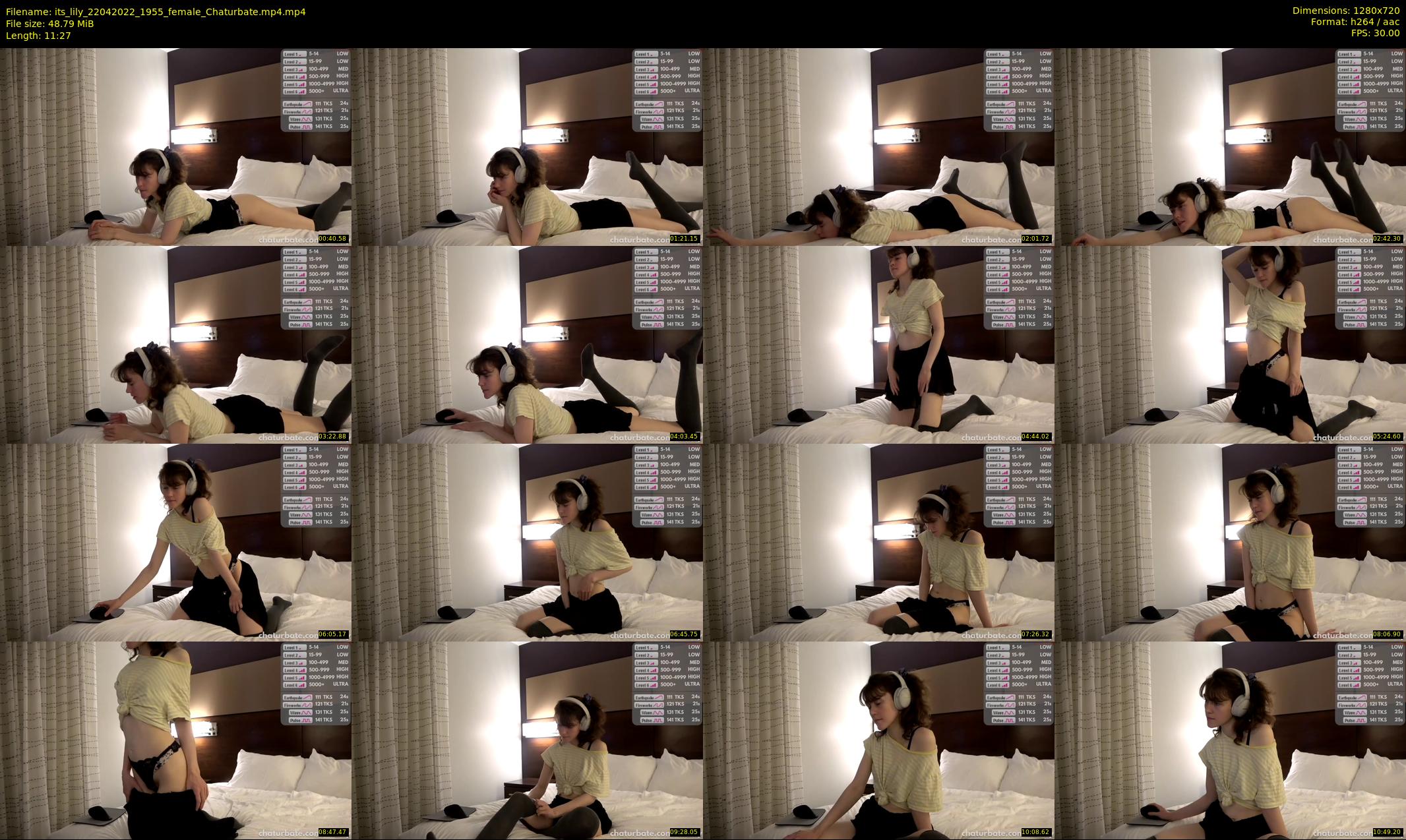 its_lily — 12 minute Chaturbate female cam show recording, 720p, Apr 22, 2022