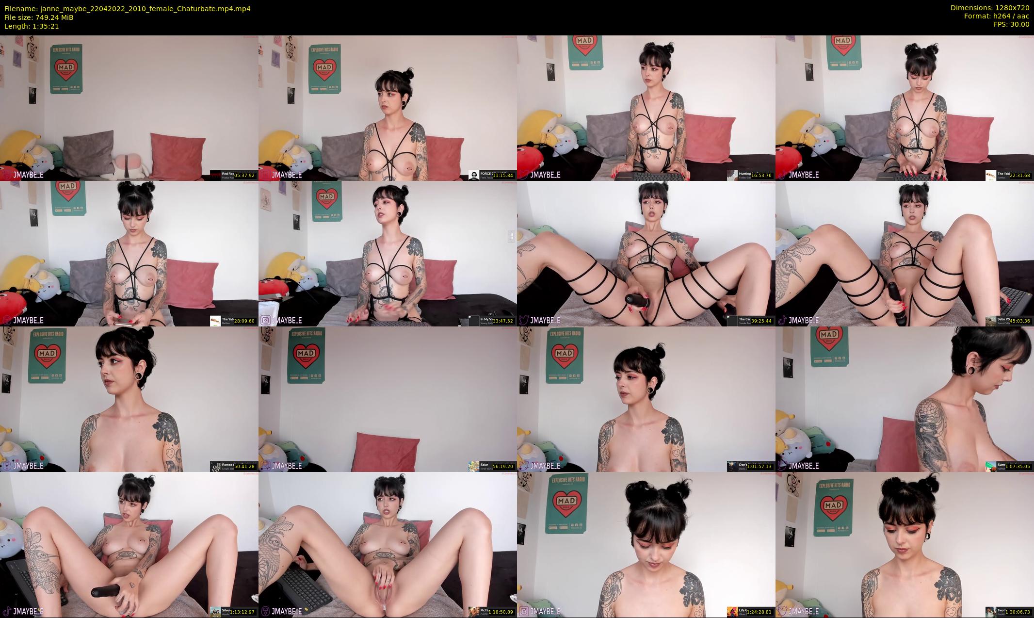 janne_maybe — 96 minute Chaturbate female cam show recording, 720p, Apr 22, 2022