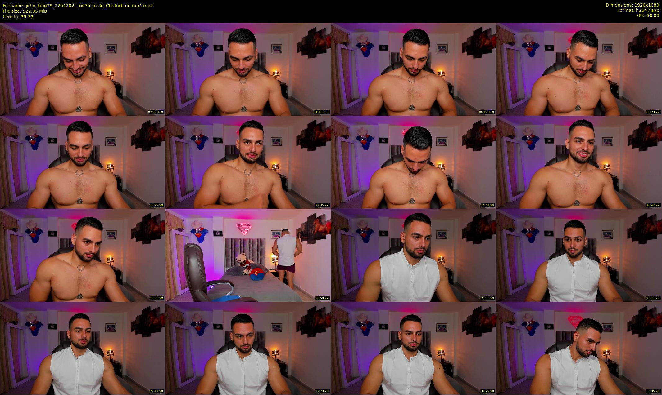 john_king29 — 36 minute Chaturbate male cam show recording, 1080p, Apr 22, 2022