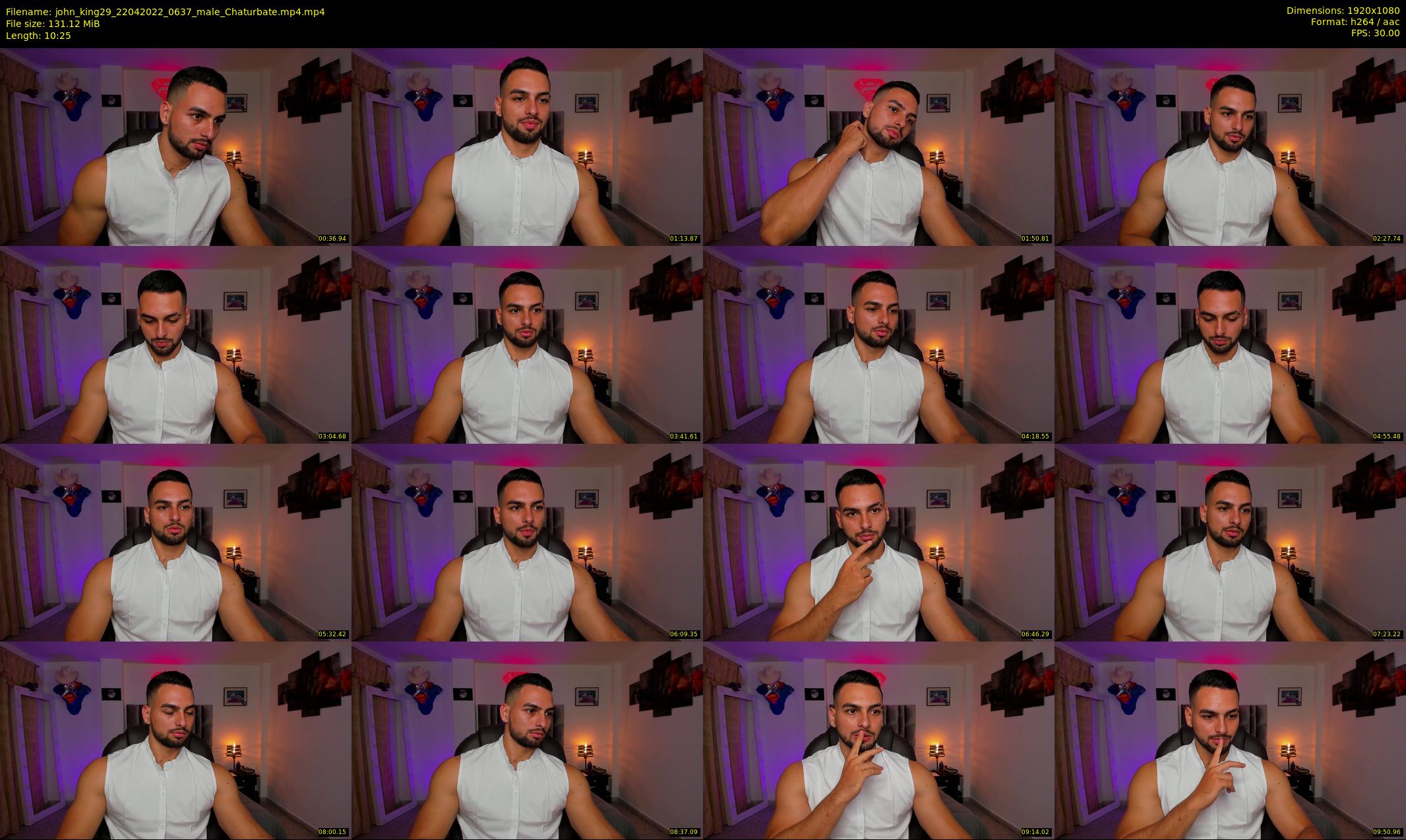 john_king29 — 11 minute Chaturbate male cam show recording, 1080p, Apr 22, 2022