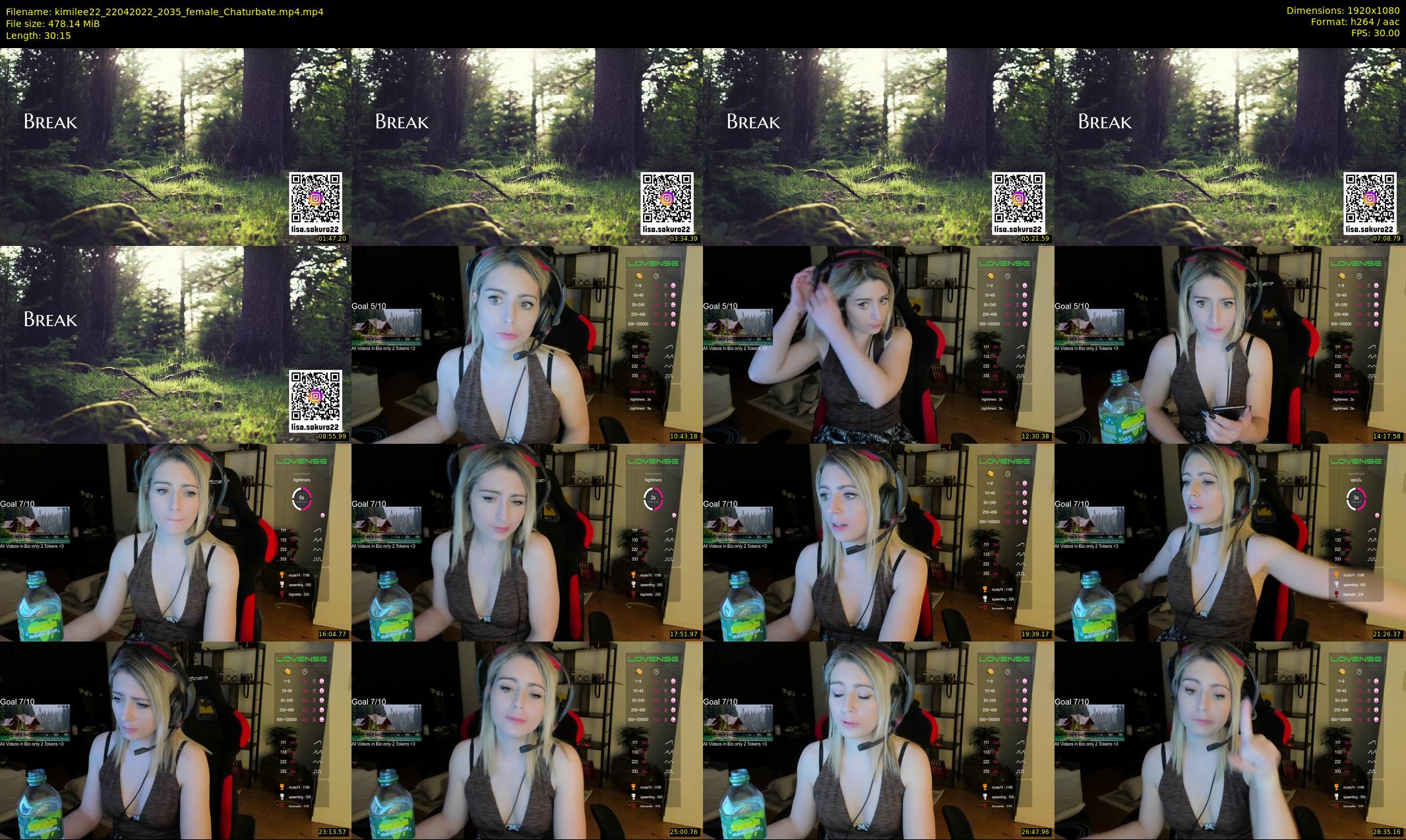 kimilee22 — 31 minute Chaturbate female cam show recording, 1080p, Apr 22, 2022