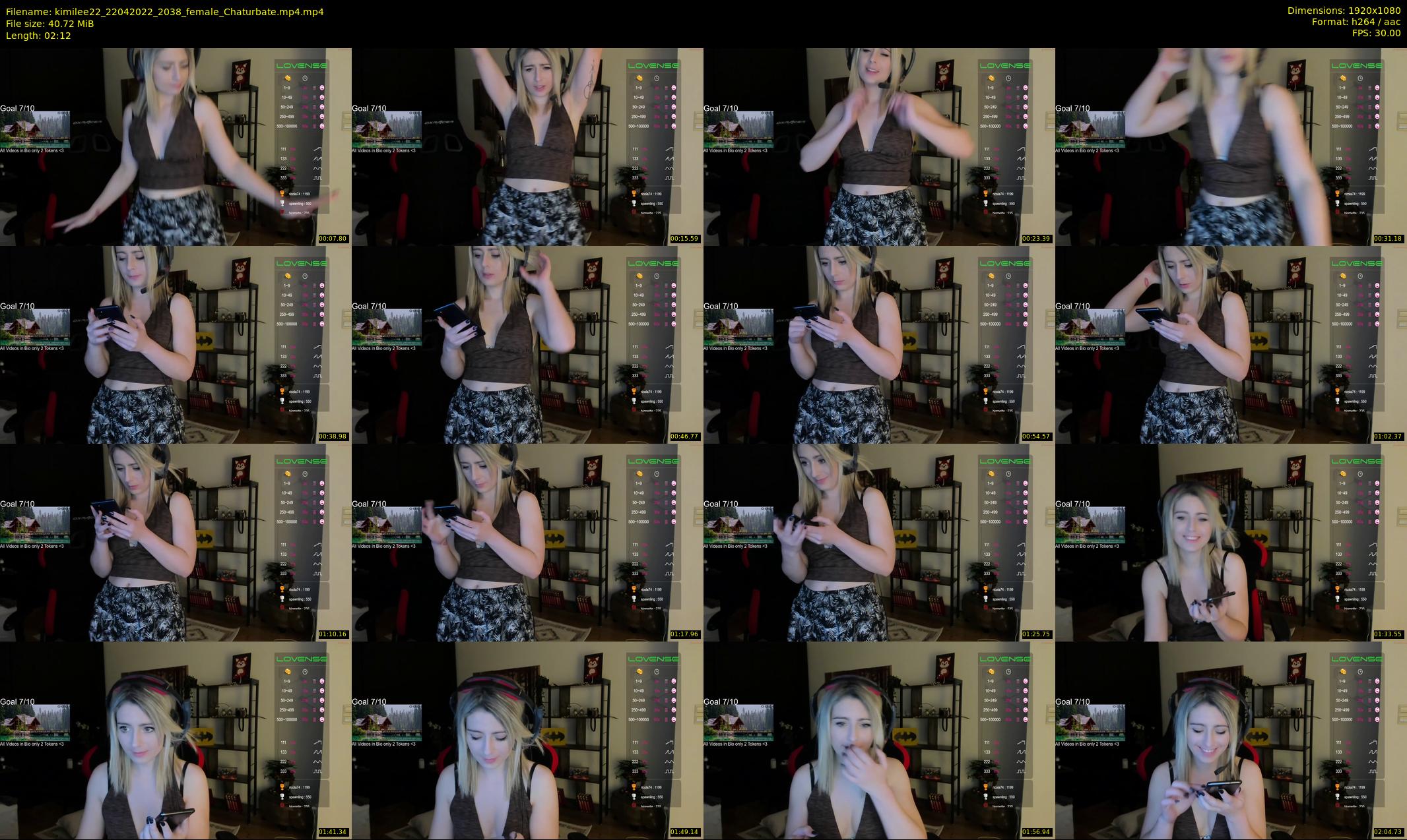 kimilee22 — 3 minute Chaturbate female cam show recording, 1080p, Apr 22, 2022