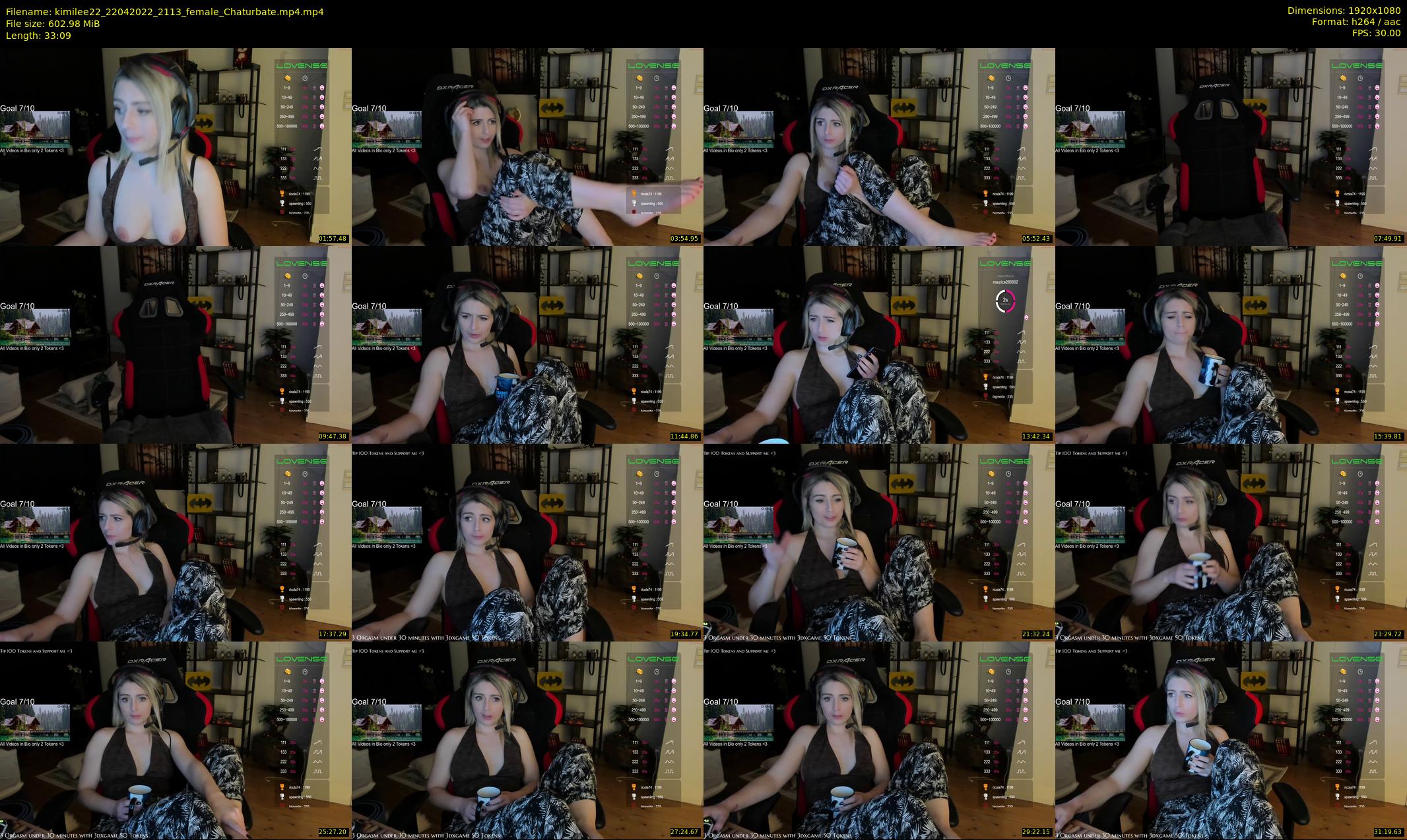 kimilee22 — 34 minute Chaturbate female cam show recording, 1080p, Apr 22, 2022