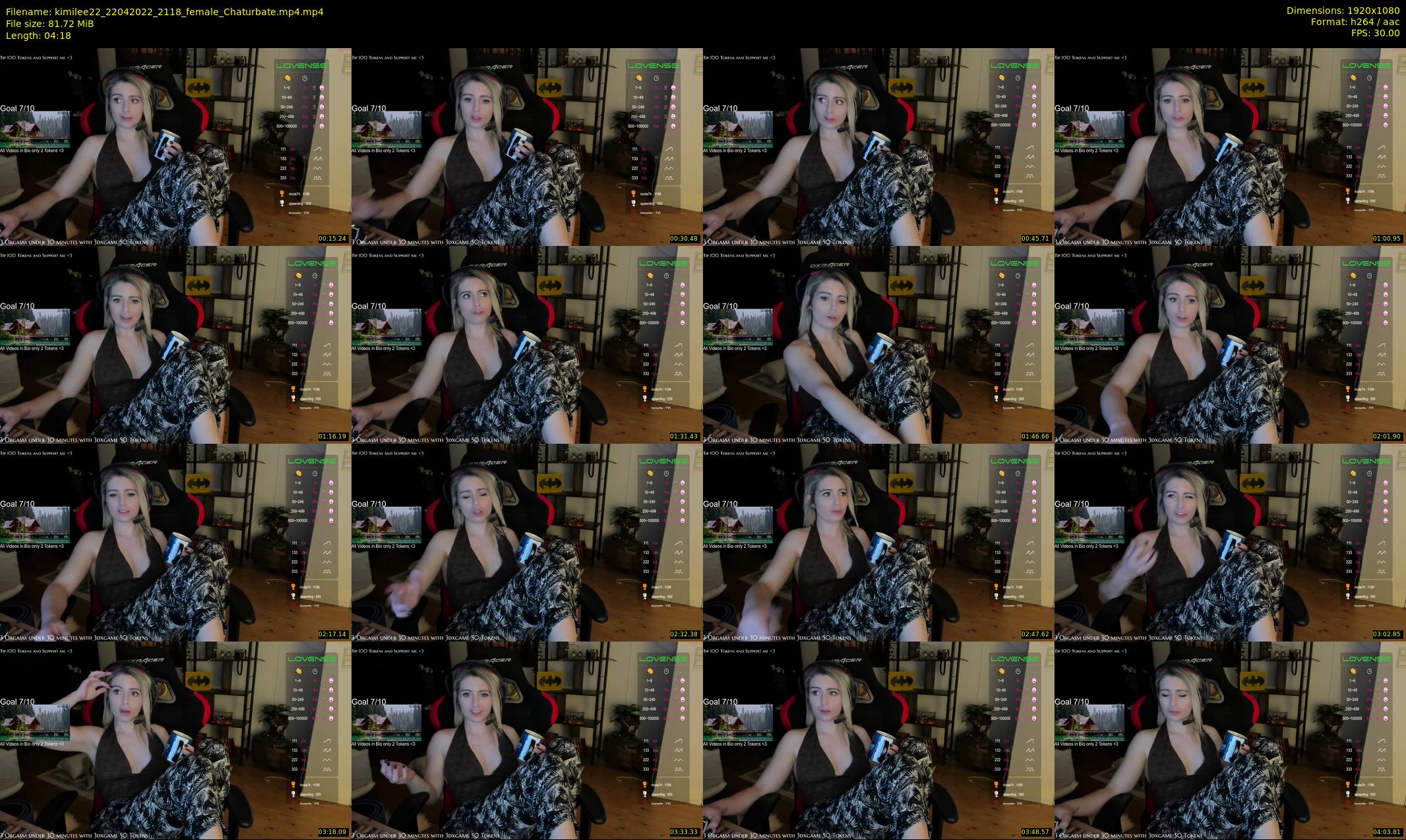 kimilee22 — 5 minute Chaturbate female cam show recording, 1080p, Apr 22, 2022