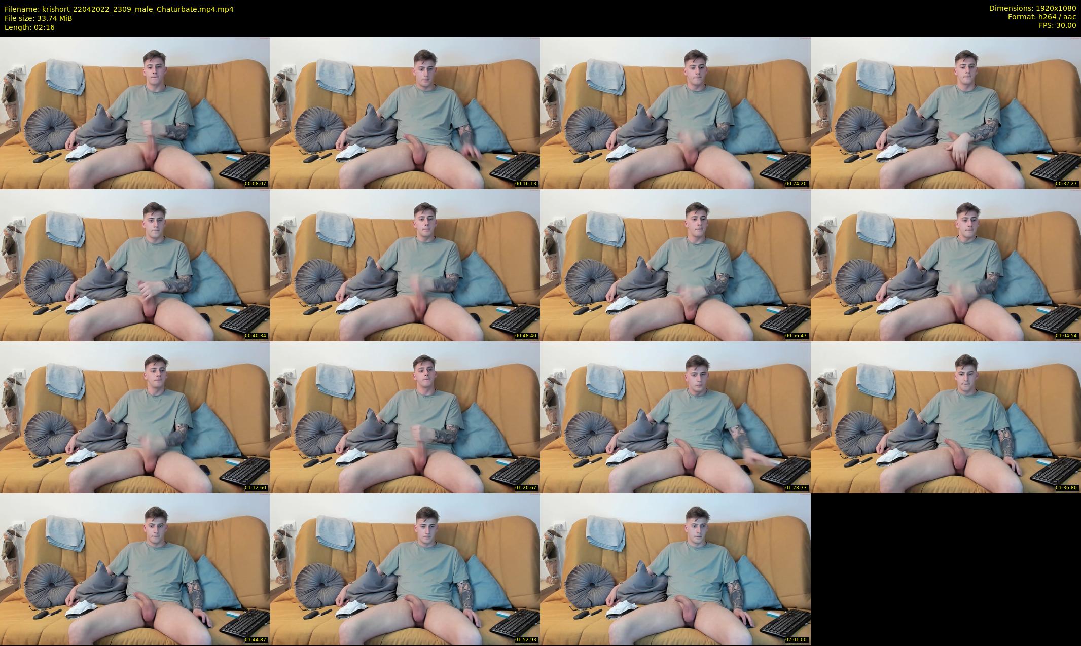 krishort — 3 minute Chaturbate male cam show recording, 1080p, Apr 22, 2022