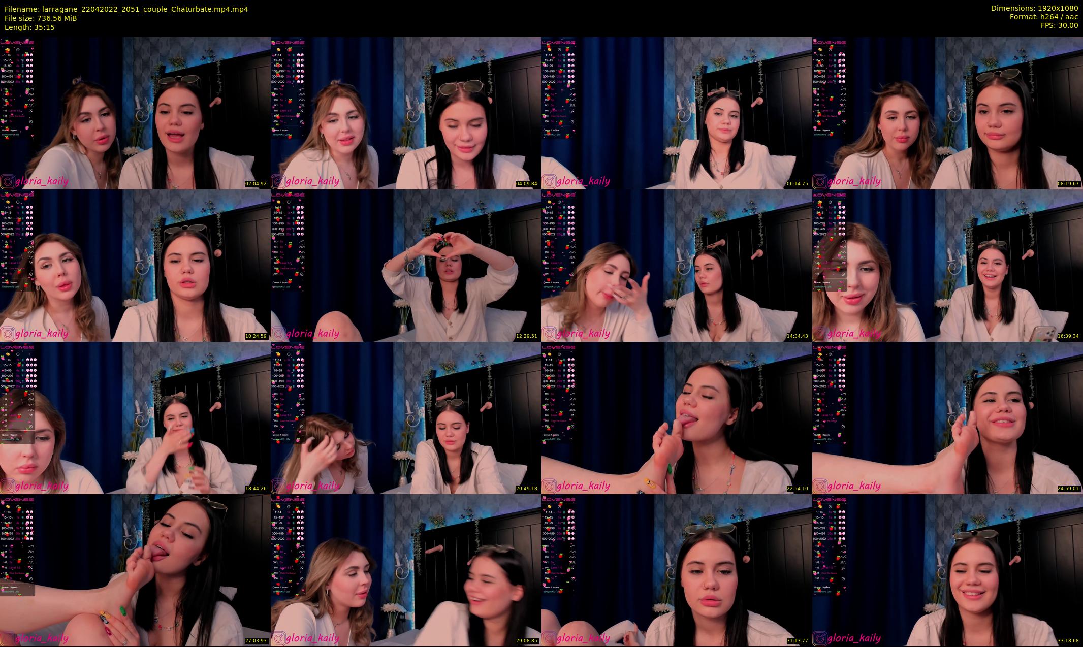 larragane — 36 minute Chaturbate couple cam show recording, 1080p, Apr 22, 2022