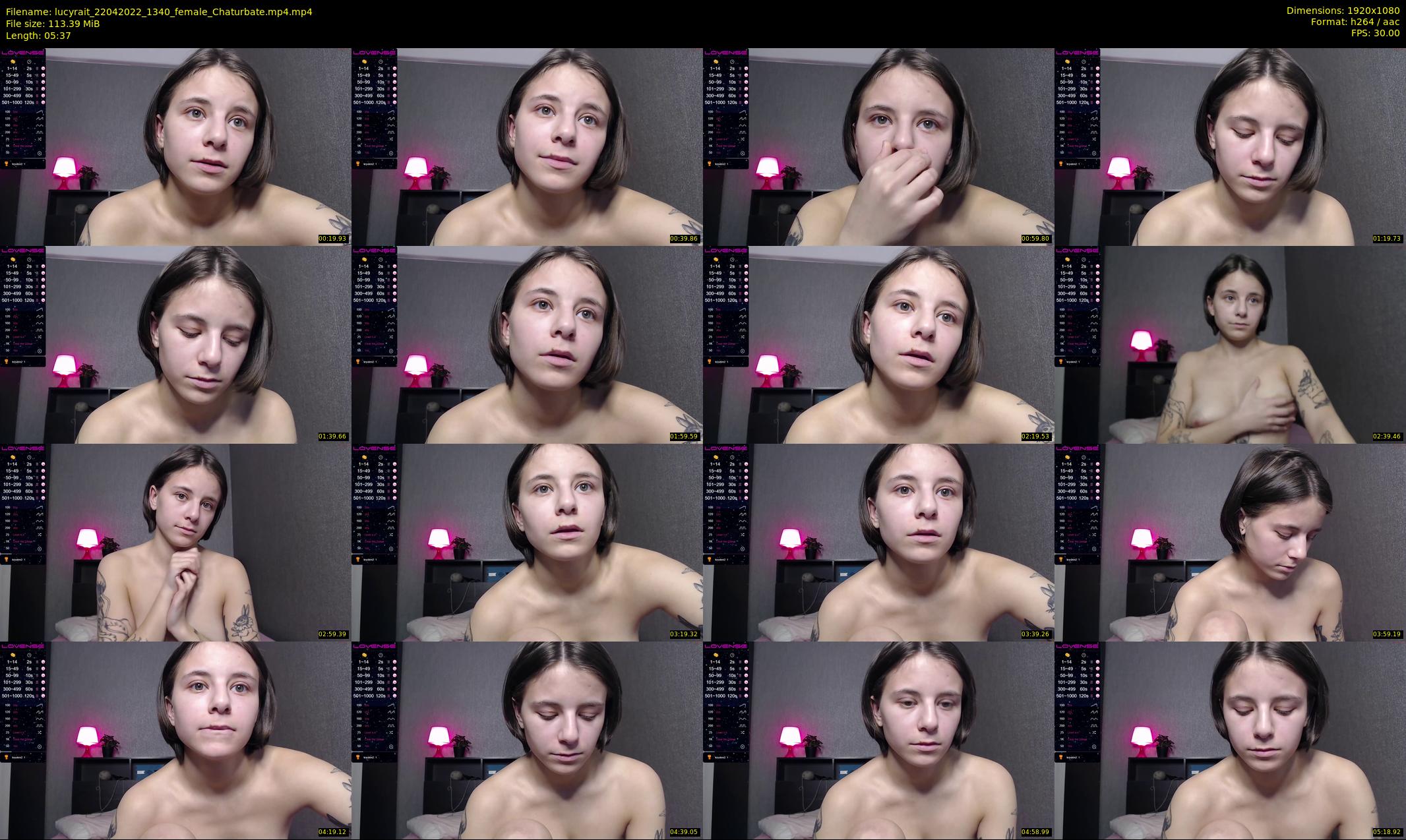 lucyrait — 6 minute Chaturbate female cam show recording, 1080p, Apr 22, 2022