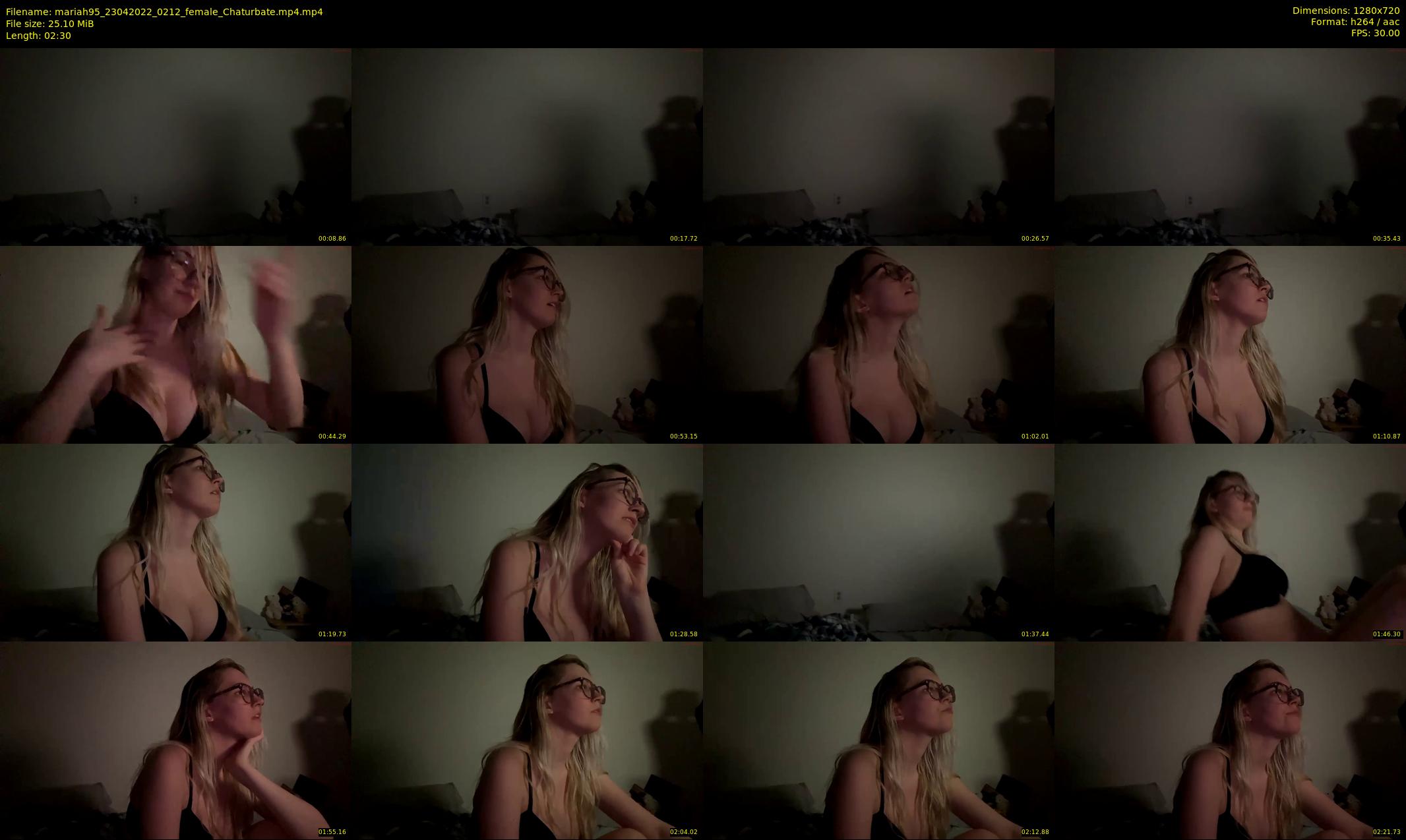 mariah95 — 3 minute Chaturbate female cam show recording, 720p, Apr 23, 2022