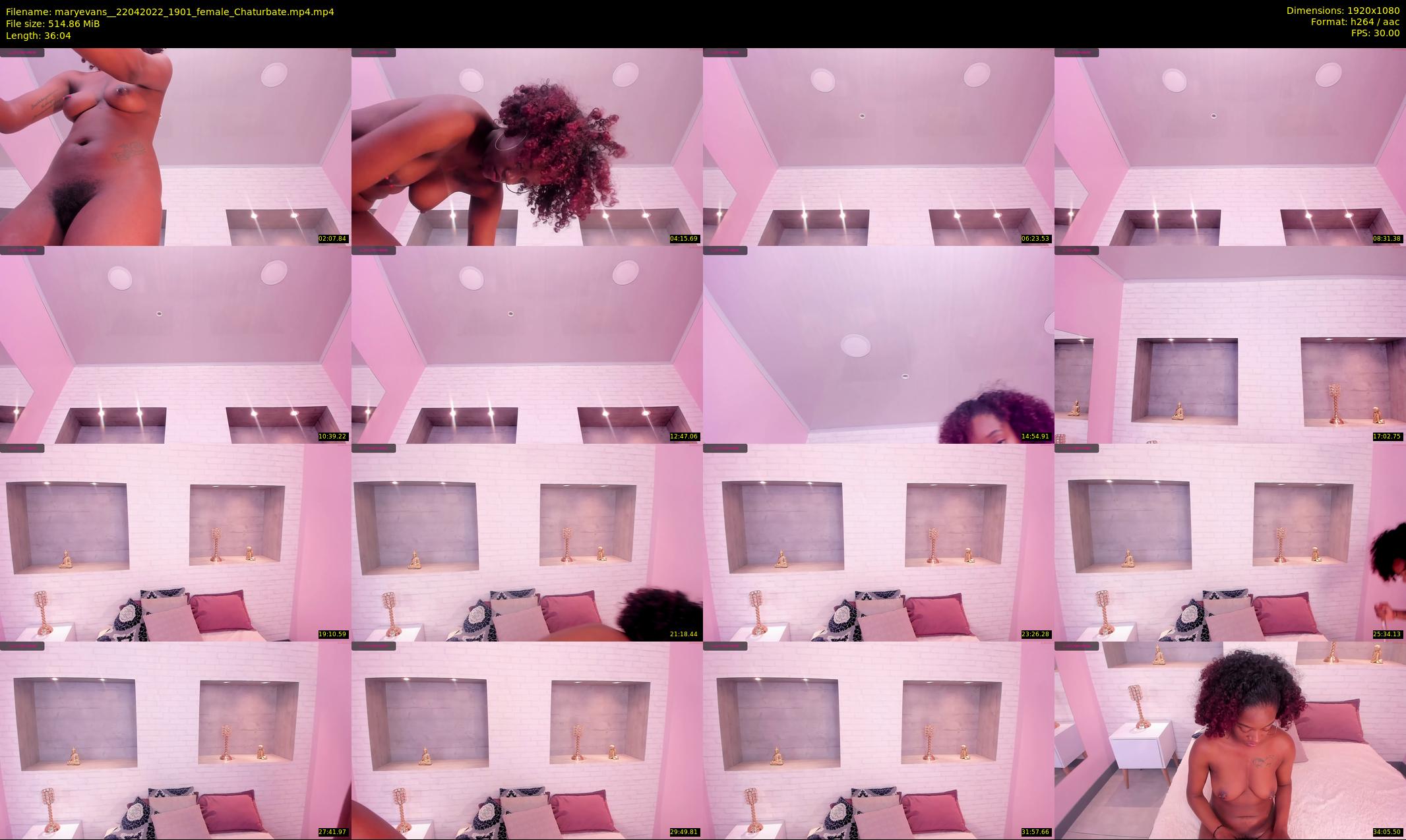 maryevans_ — 37 minute Chaturbate female cam show recording, 1080p, Apr 22, 2022