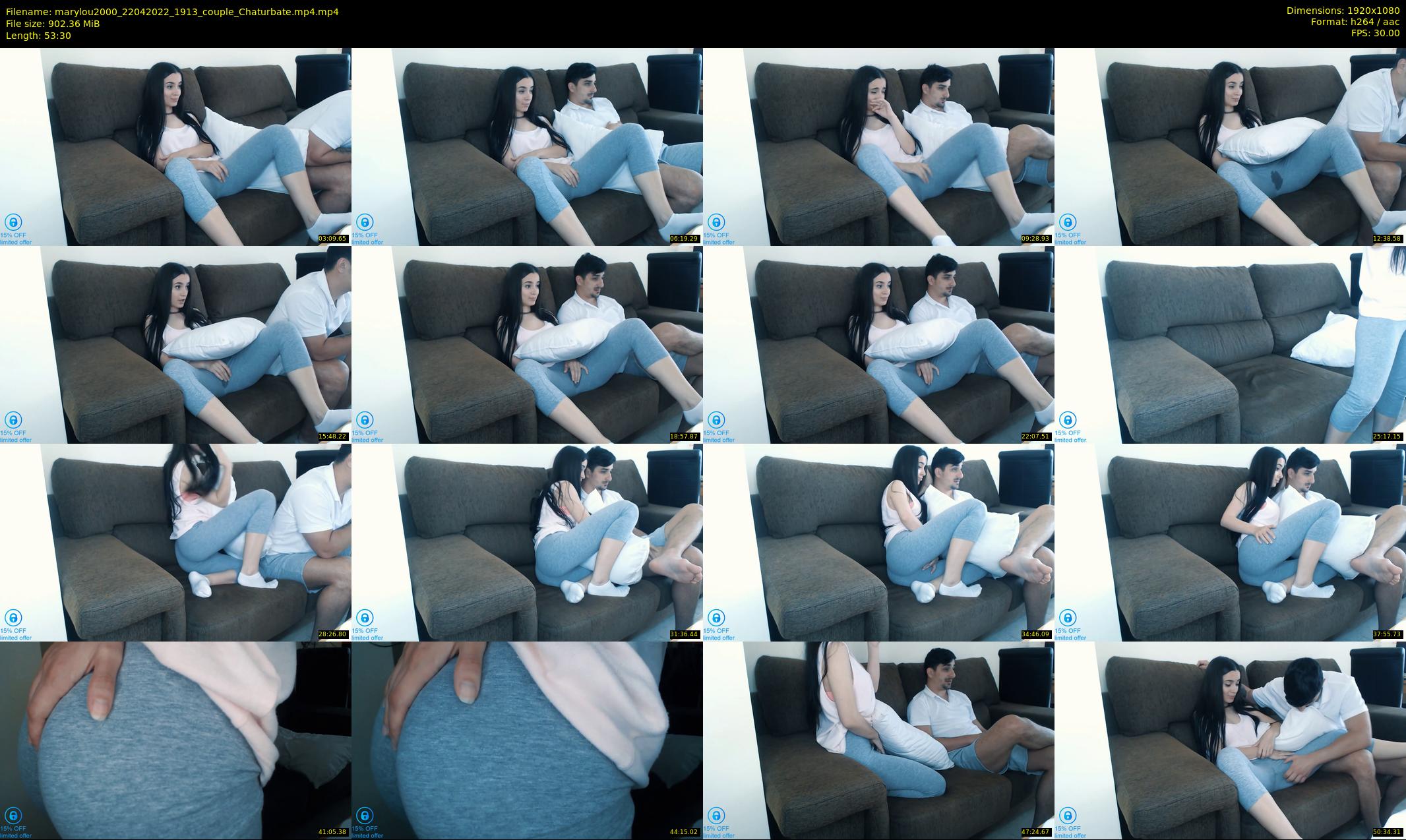 marylou2000 — 54 minute Chaturbate couple cam show recording, 1080p, Apr 22, 2022