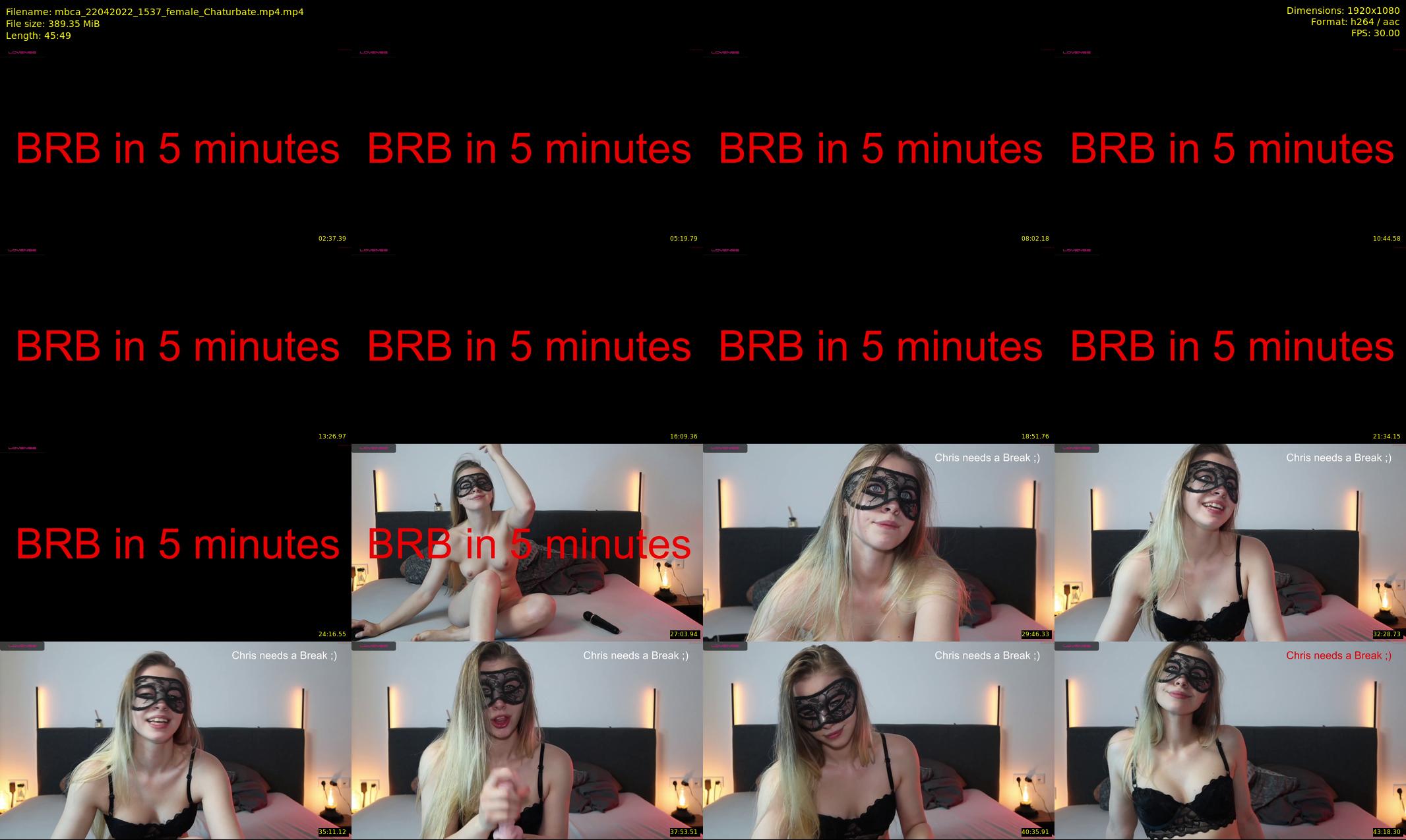 mbca — 46 minute Chaturbate couple cam show recording, 1080p, Apr 22, 2022