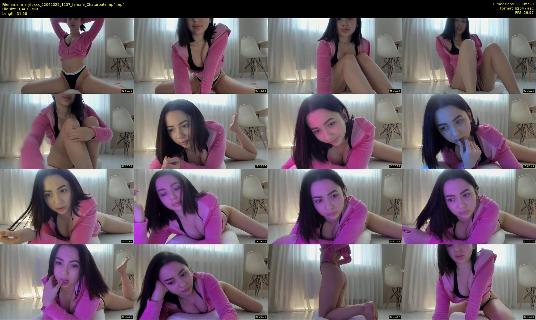 meryfoxxx — 32 minute Chaturbate female cam show recording, 720p, Apr 22, 2022