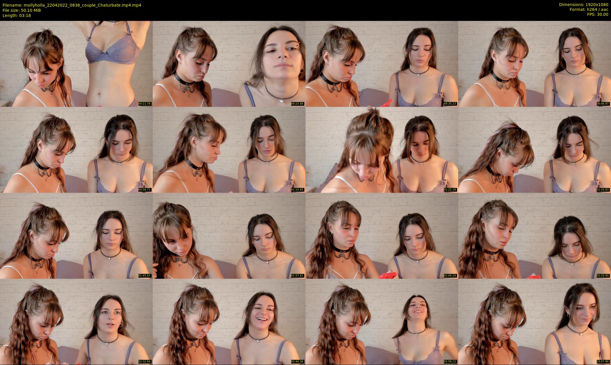 mollyholla — 4 minute Chaturbate couple cam show recording, 1080p, Apr 22, 2022