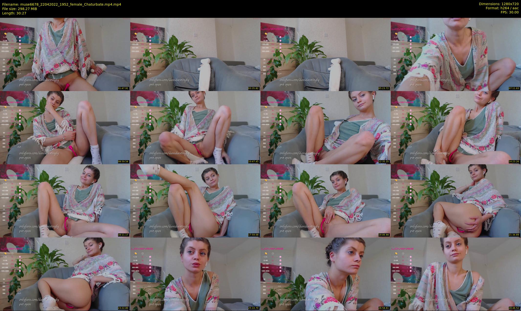 muse6678 — 31 minute Chaturbate female cam show recording, 720p, Apr 22, 2022
